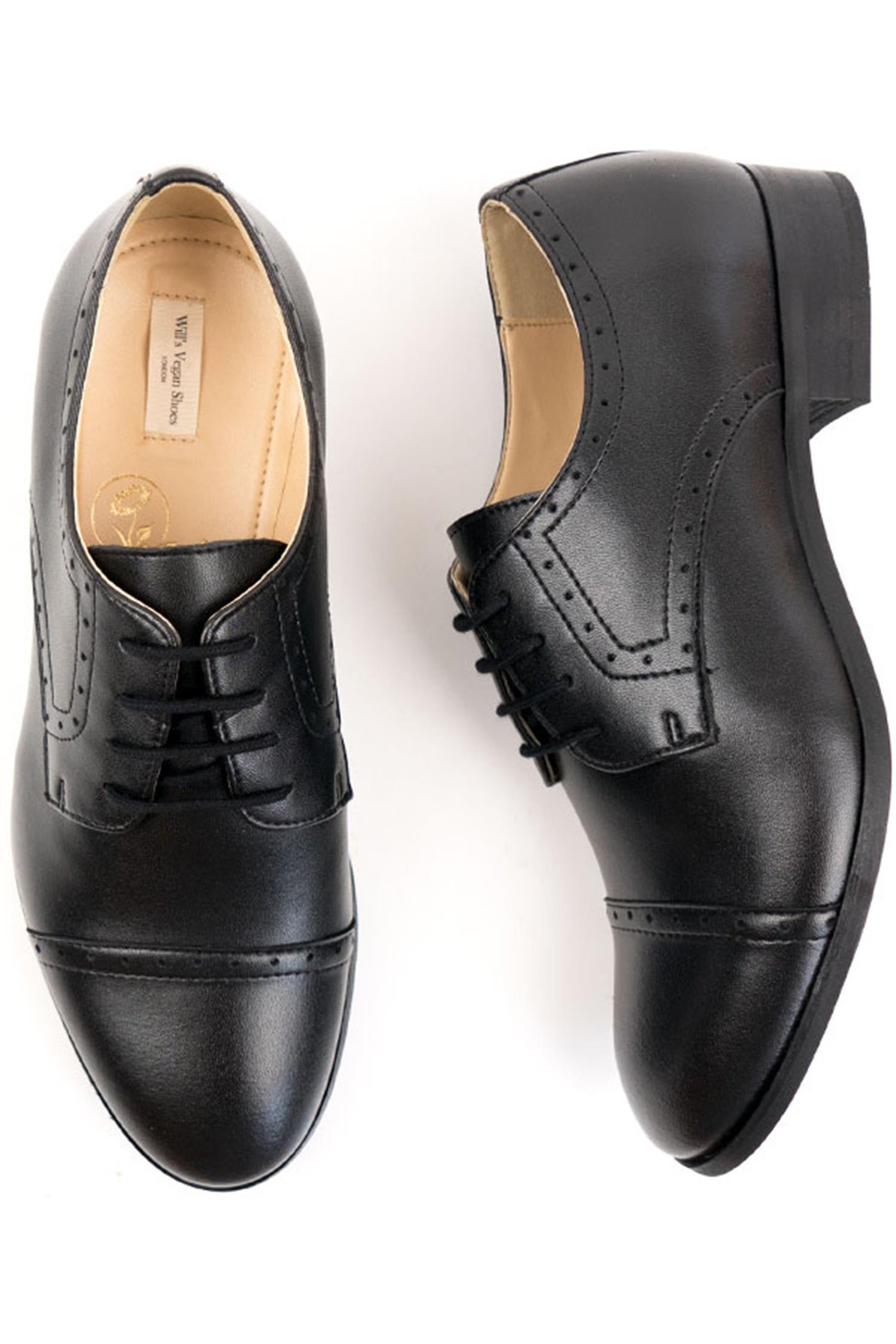 41850 - Wills Vegan Store Herren vegan Derbys City Black