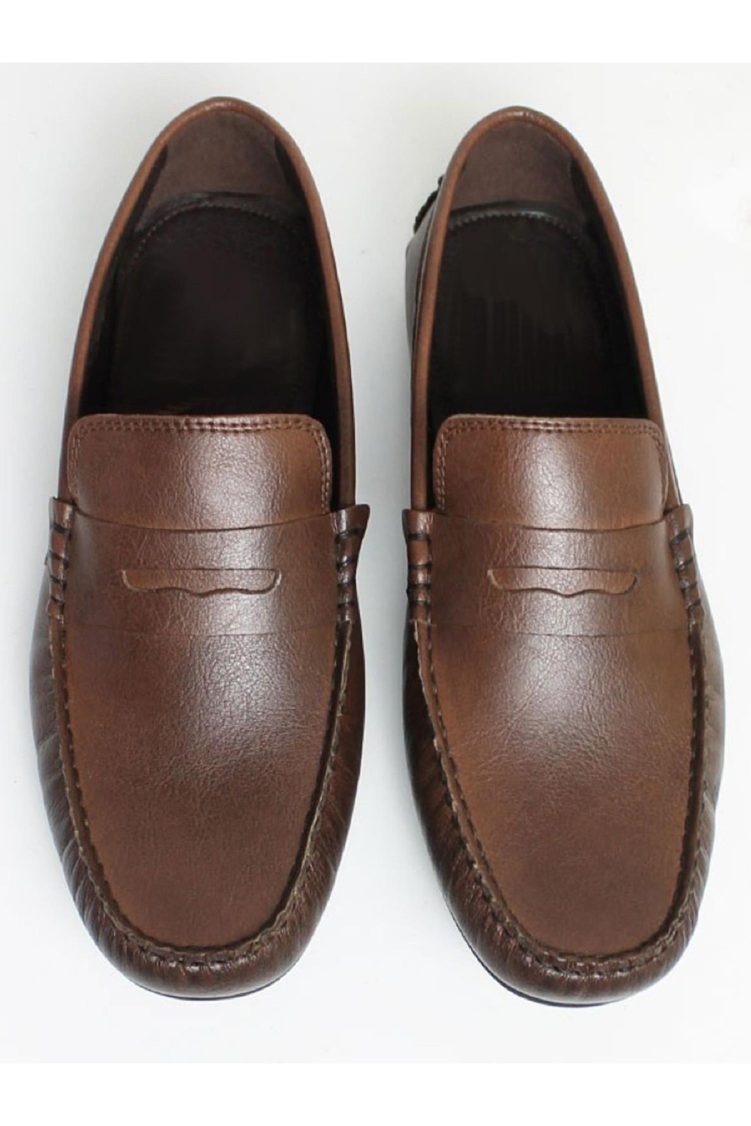 Will's Vegan Store Herren vegan Penny Driving Loafer Braun