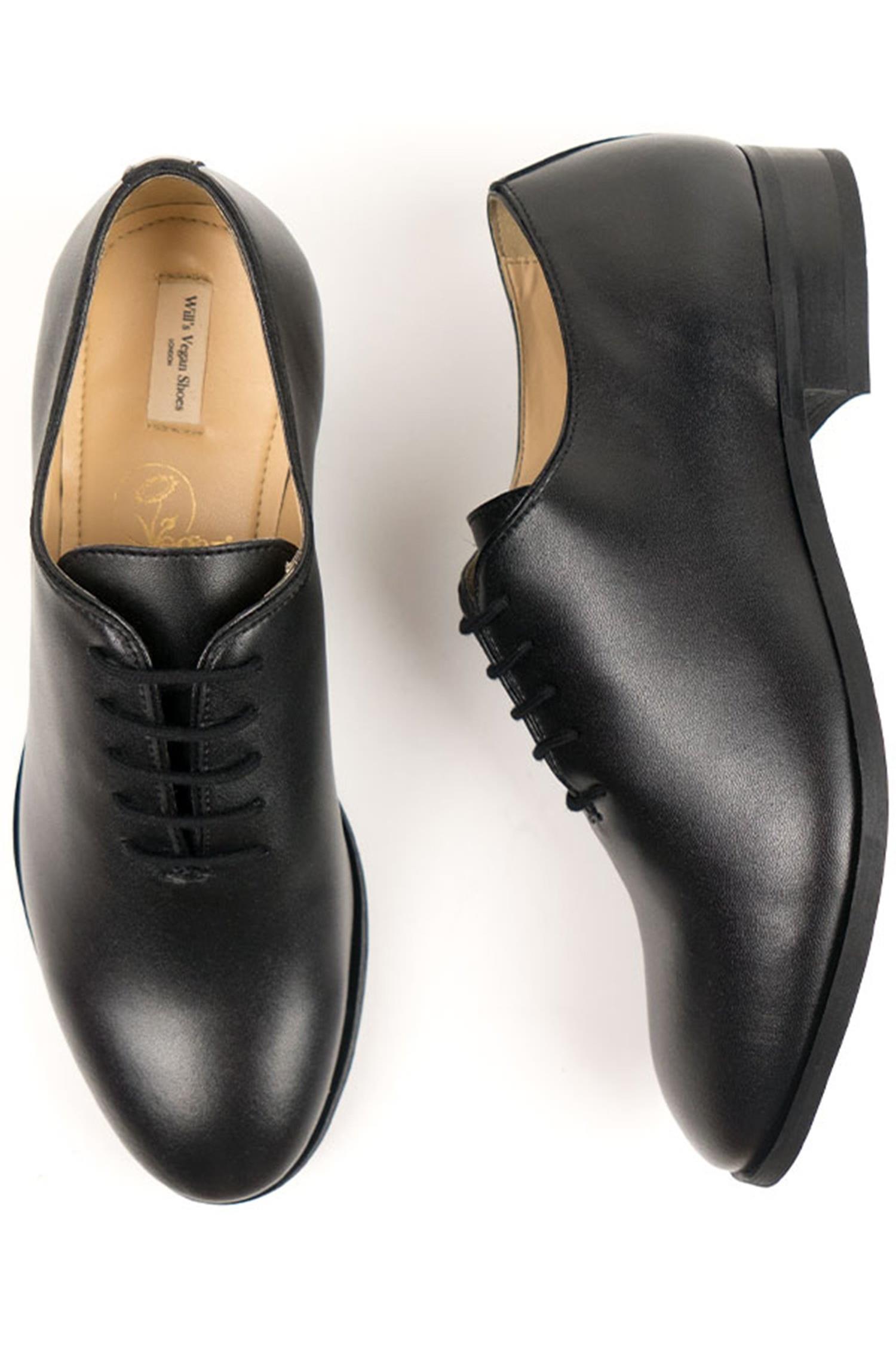 Image of Will's Vegan Store mannen vegan City Oxfords Zwart