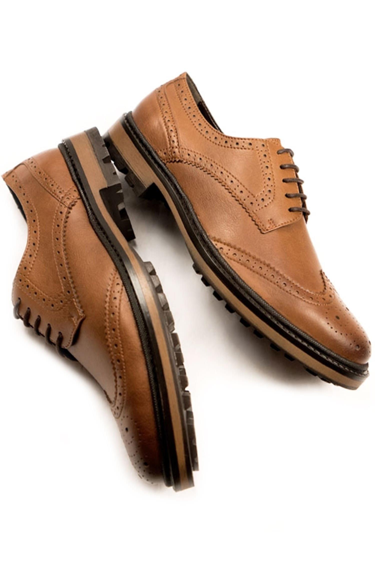 Will's Vegan Store Herren vegan Brogues Continental Braun