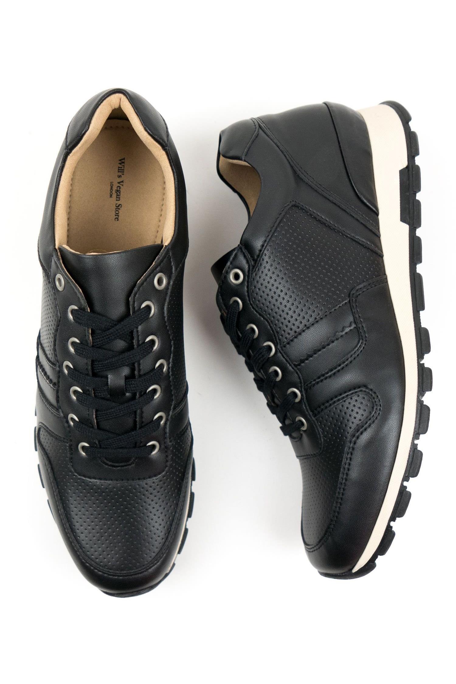 Image of Will's Vegan Store mannen vegan Sneakers Milan Zwart