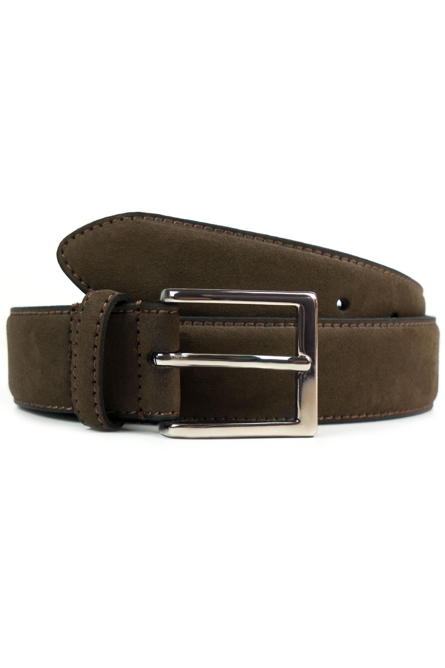 Will's Vegan Store men vegan Belt Continental 3.5 Cm Dark Brown