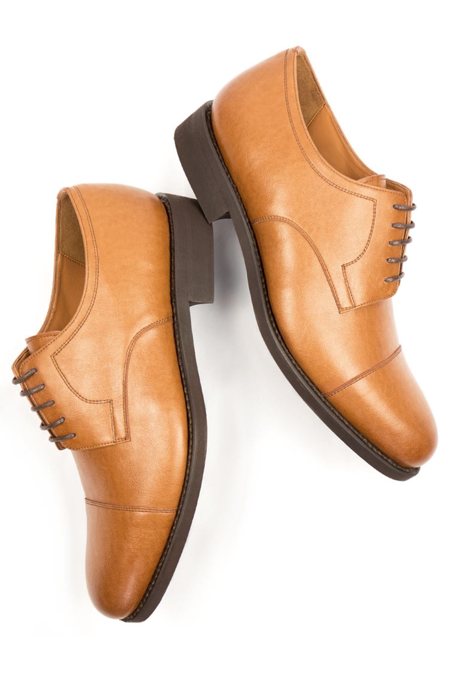Will's Vegan Store Herren vegan Derby's Goodyear Welt Hellbraun