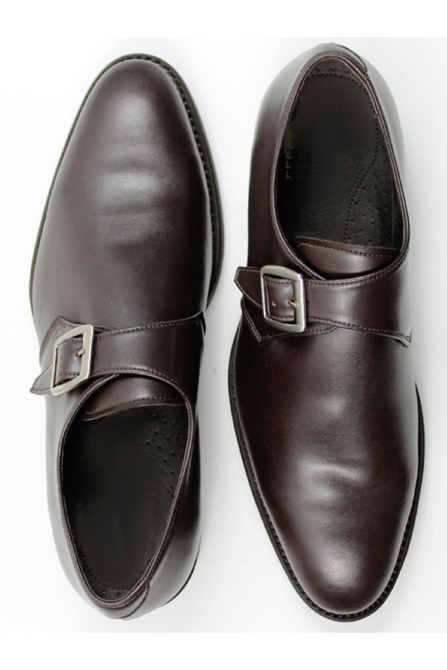 Will's Vegan Store Herren vegan Monks Goodyear Welt Dunkelbraun