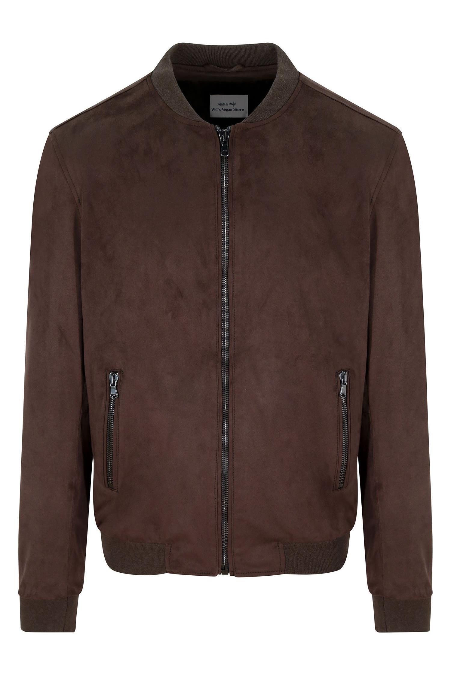 Will's Vegan Store Bomber Jacket Dark Brown