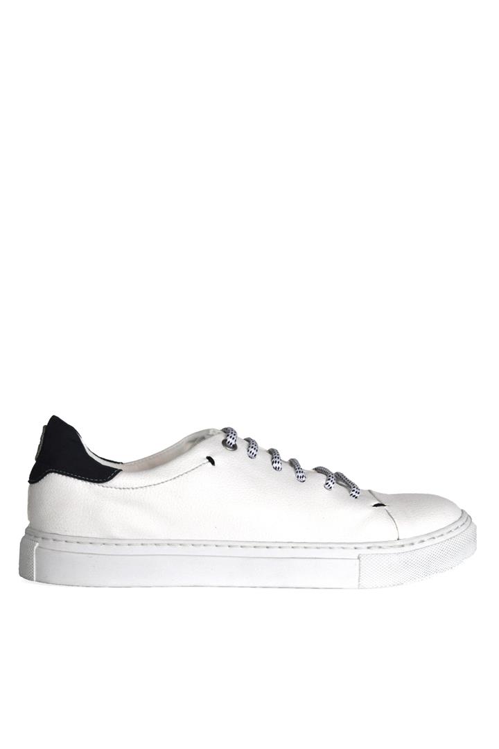 Image of Noah mannen vegan Sneakers Sammy Wit Donkerblauw