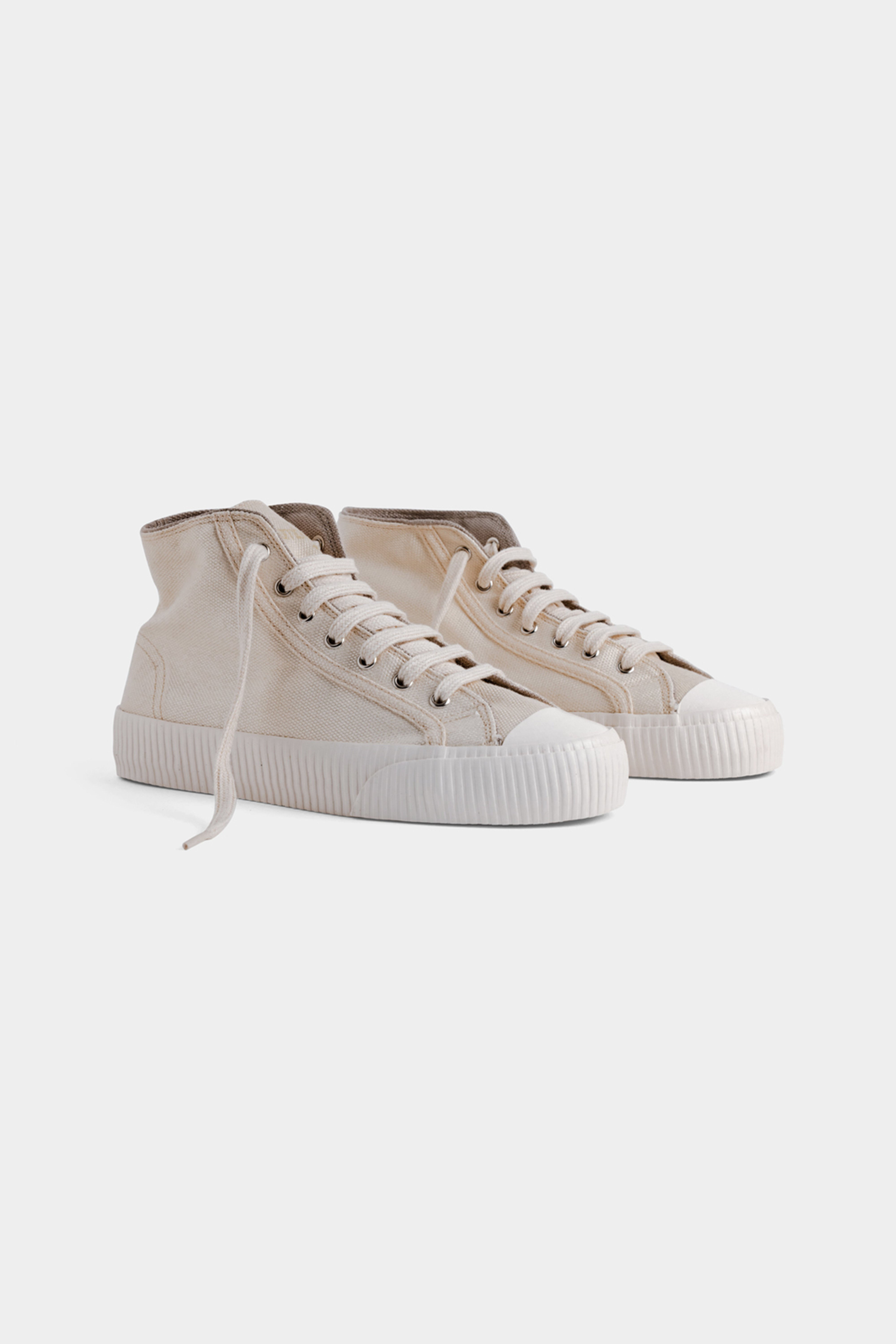 Image of Bamburista dames vegan Sneakers Ladybug Hoog Zand
