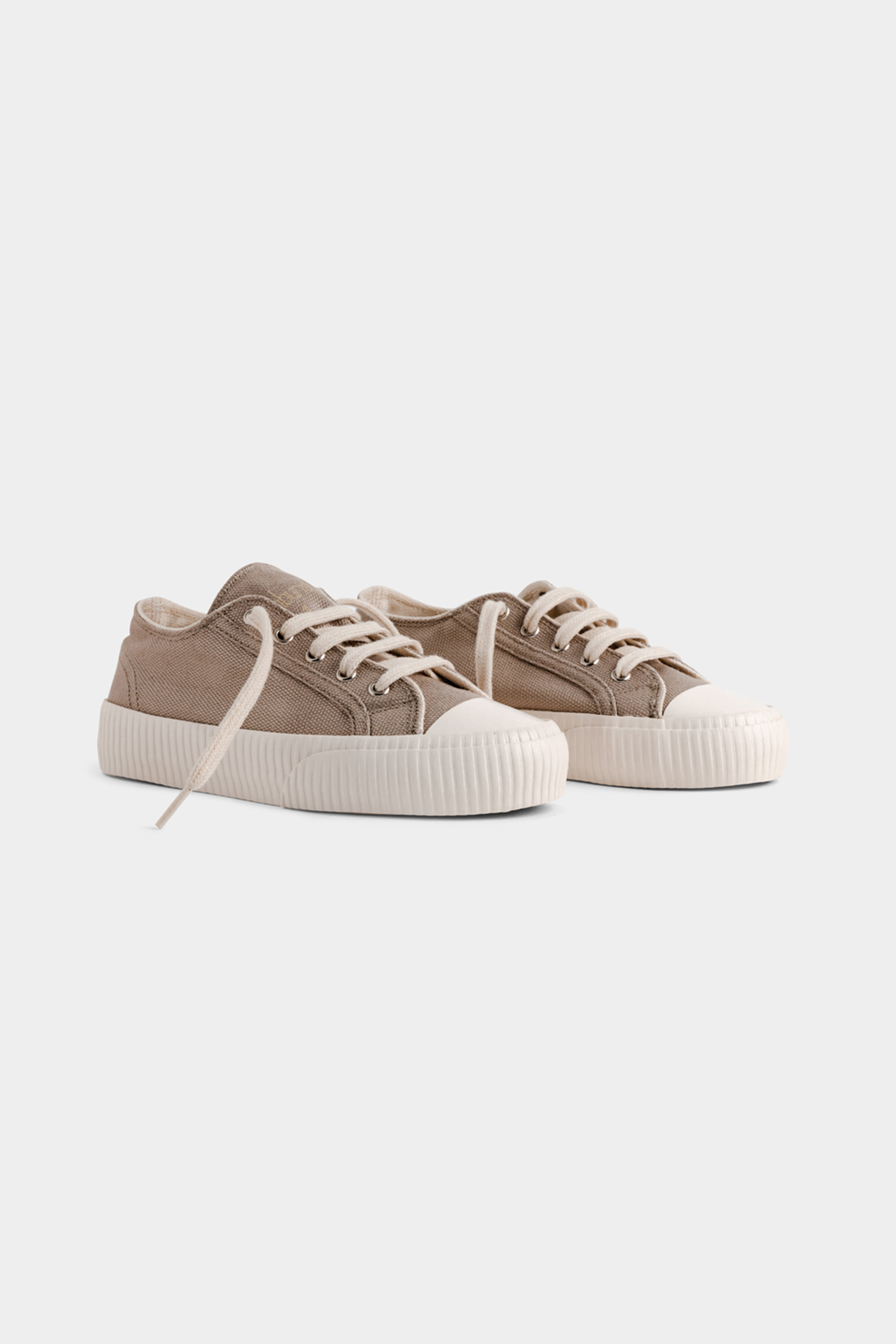 Image of Bamburista dames vegan Sneakers Ladybug Laag Grijs