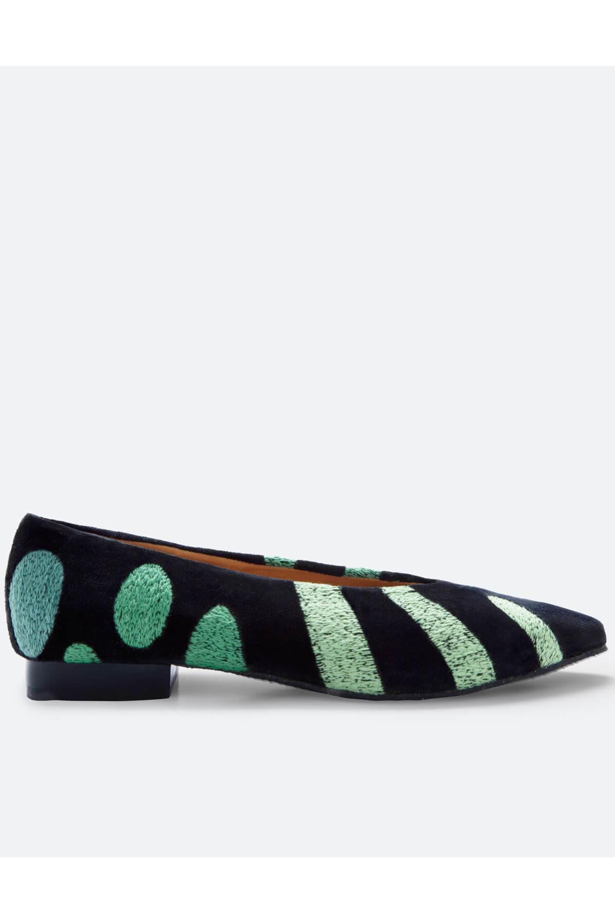 Momoc Damen vegan Loafer Monstera Grün