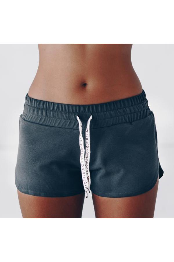 The Driftwood Tales womens vegan Sweat Shorts Neppy Melange Grey