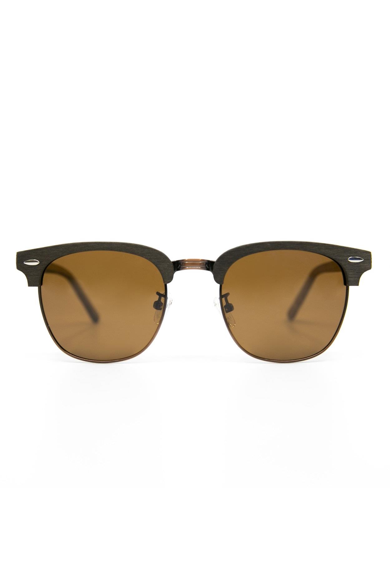 Image of Joplins Sunglasses dames vegan Zonnebril Zeneye Bruin