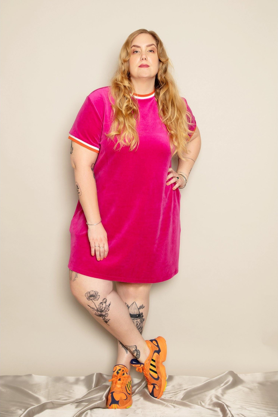 MAHLA Damen vegan Kleid Joline Pink