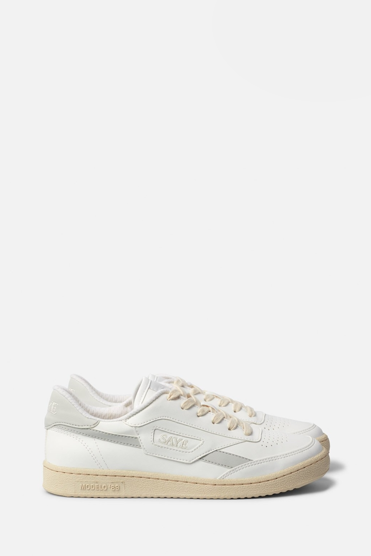 Image of SAYE mannen vegan Sneaker Modelo '89 Lichtgrijs