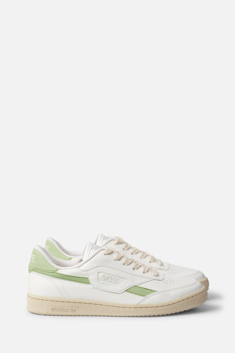 Image of SAYE mannen vegan Sneaker Modelo '89 Lima Groen