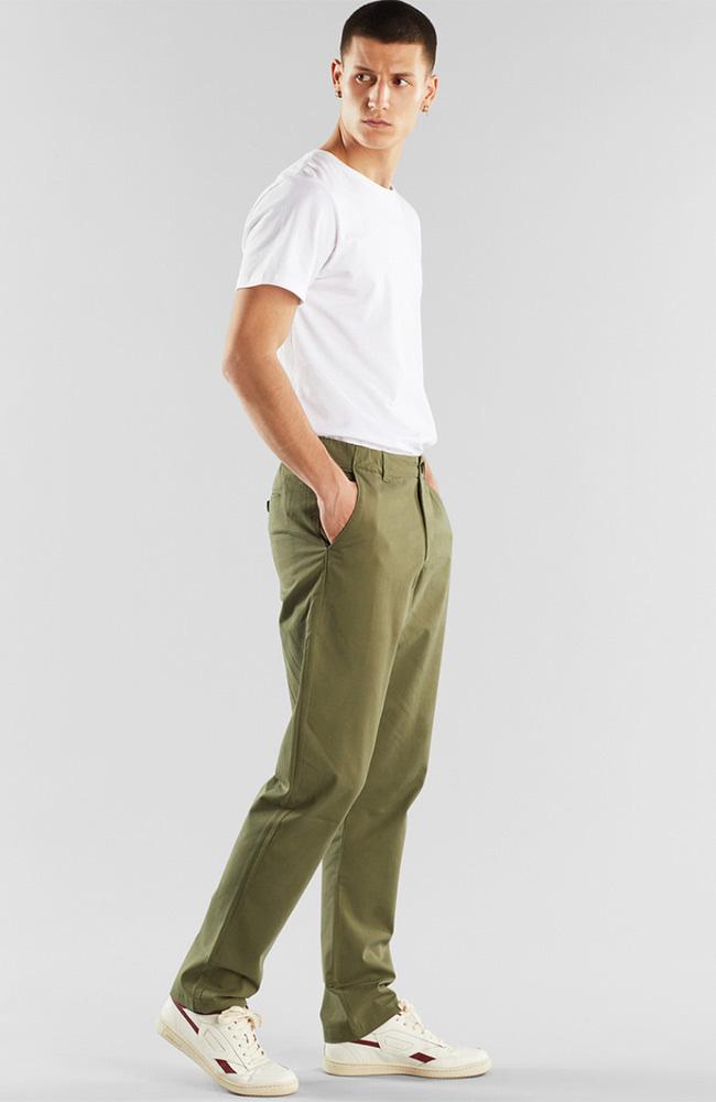 DEDICATED Herren vegan Chino Khaki Grün