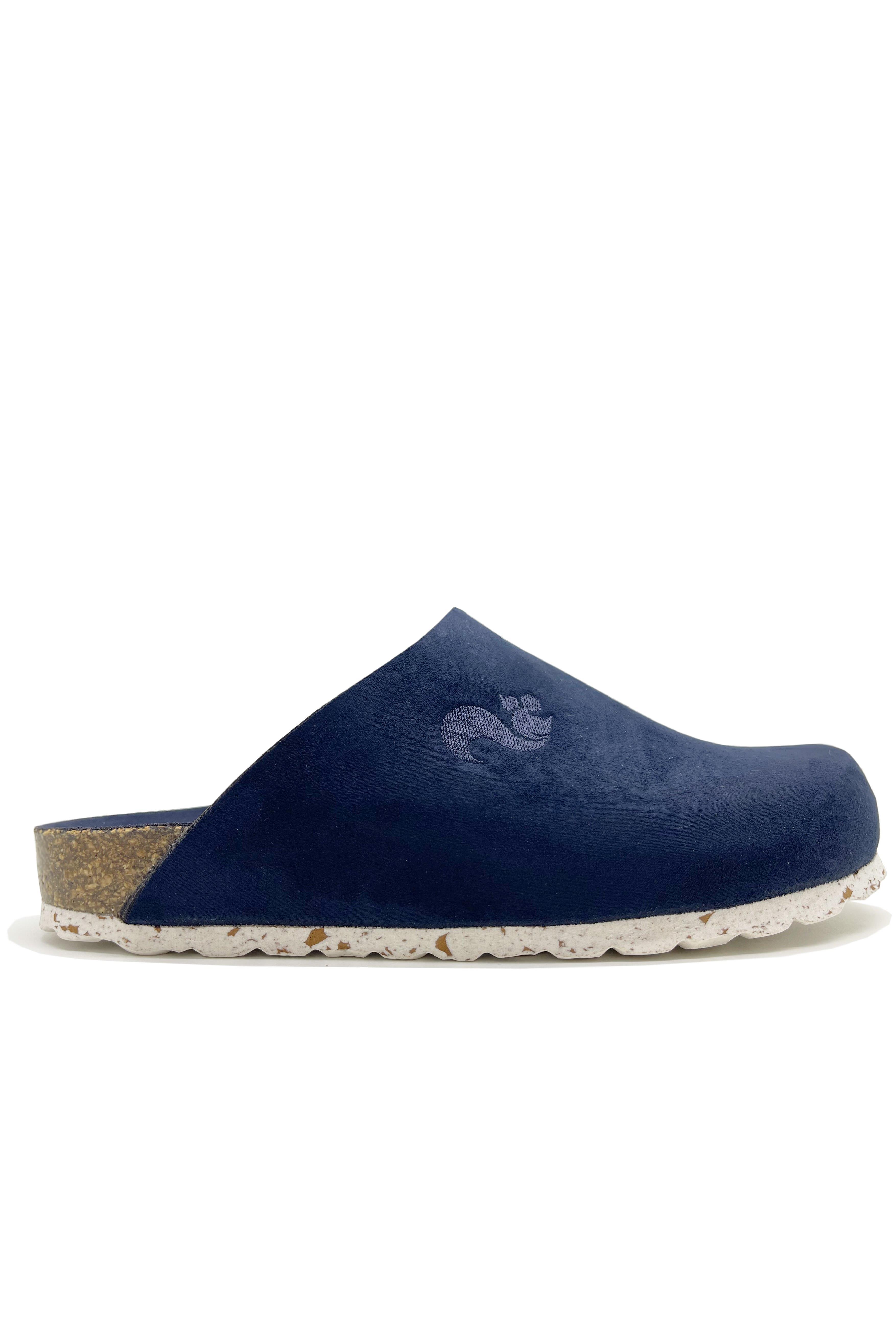 thies Damen vegan Pantoletten Full Dark Blue