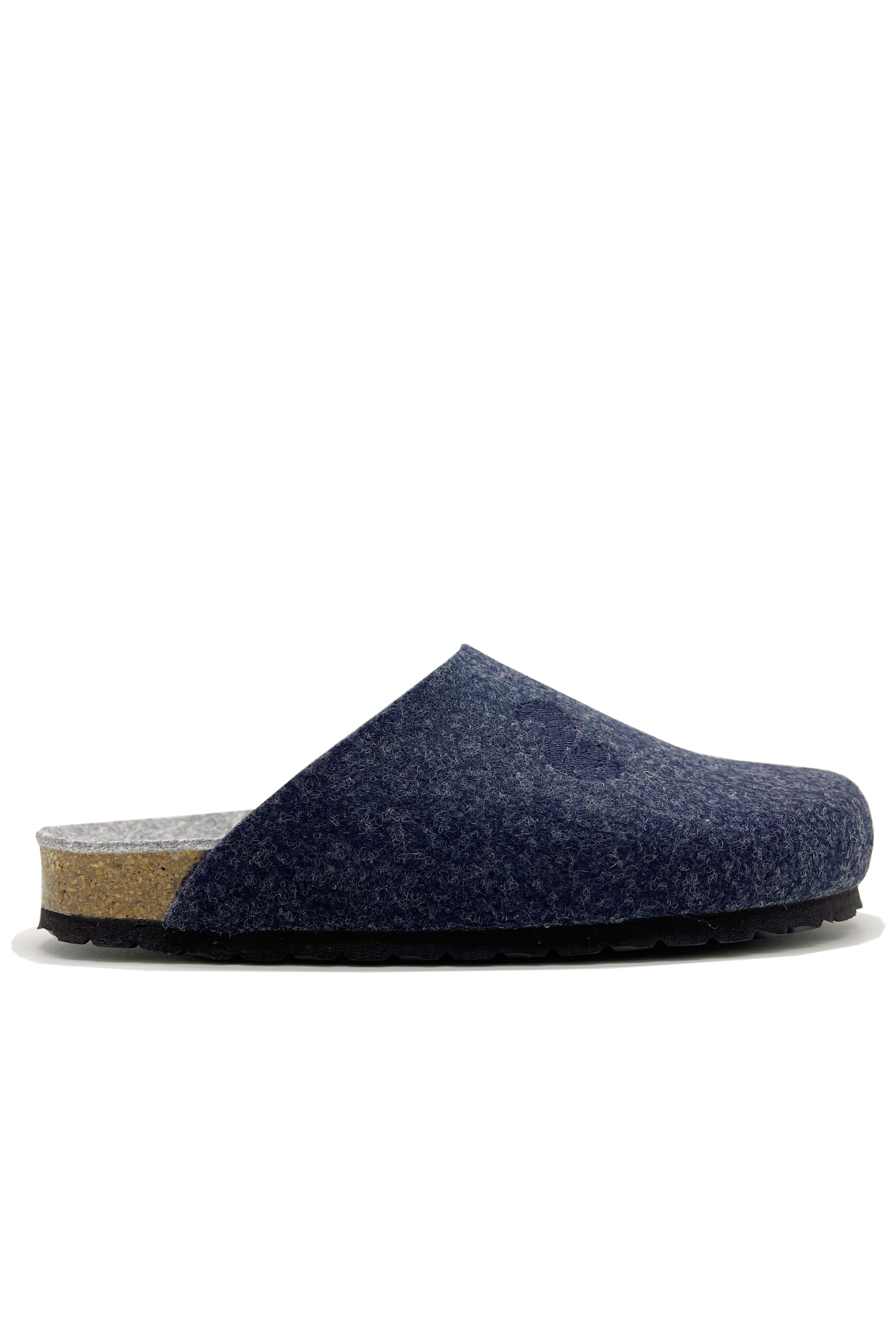 Thies Herren vegan Clogs Pet  Dunkelblau