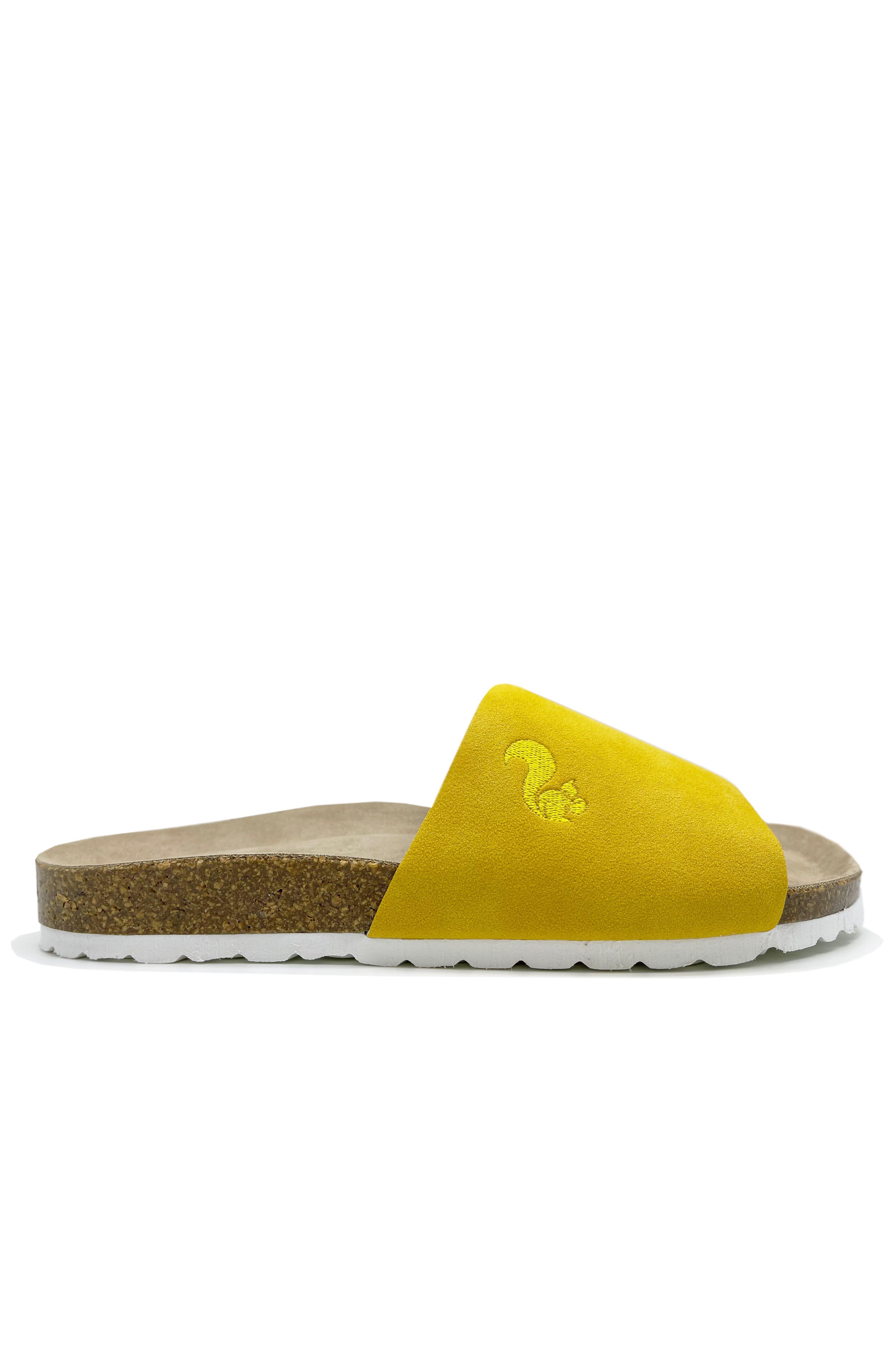 thies womens vegan Slippers Eco Pool Yellow