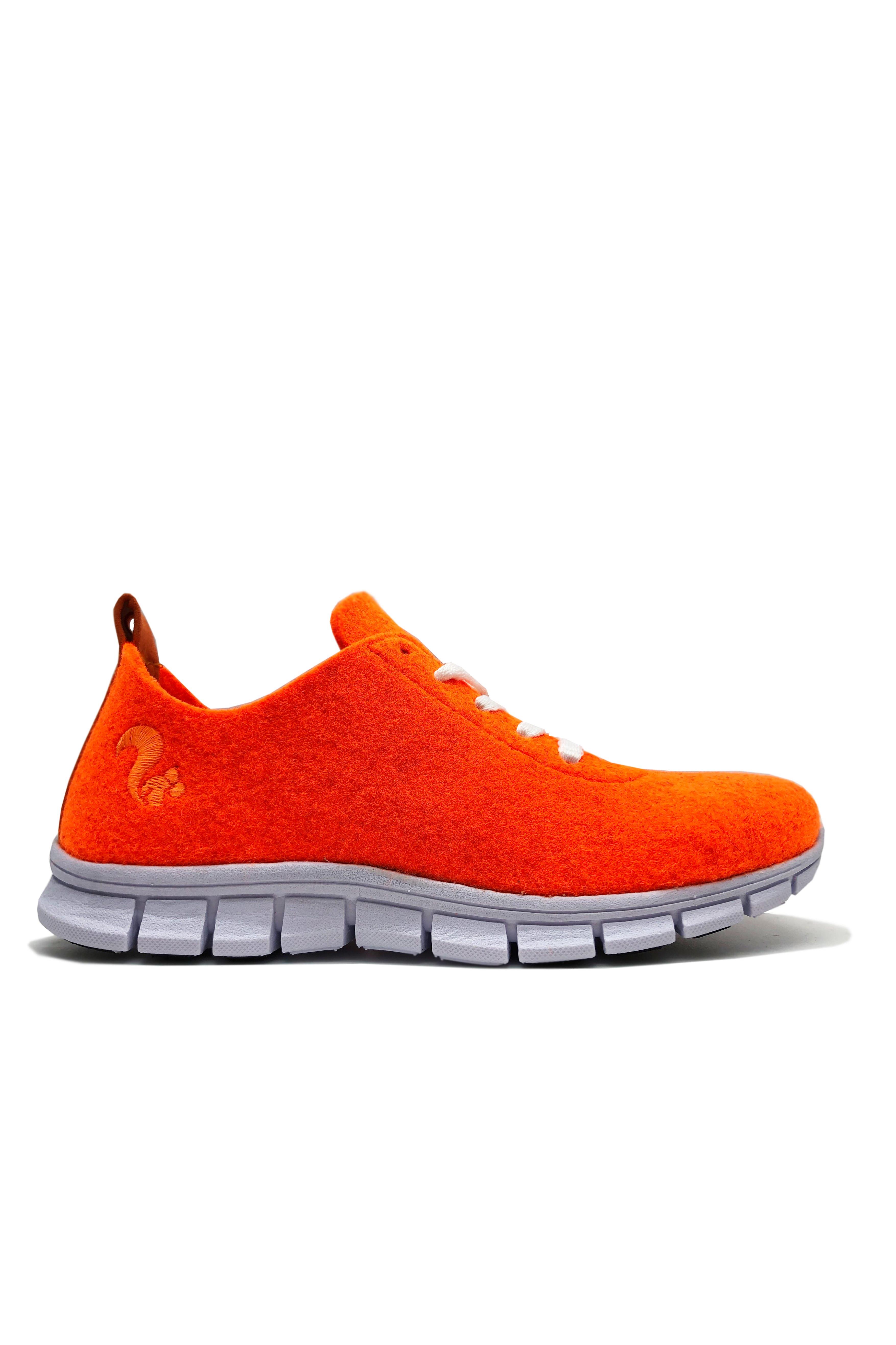 Thies Herren vegan Sneakers Aus Recyceltem Pet Neon Orange
