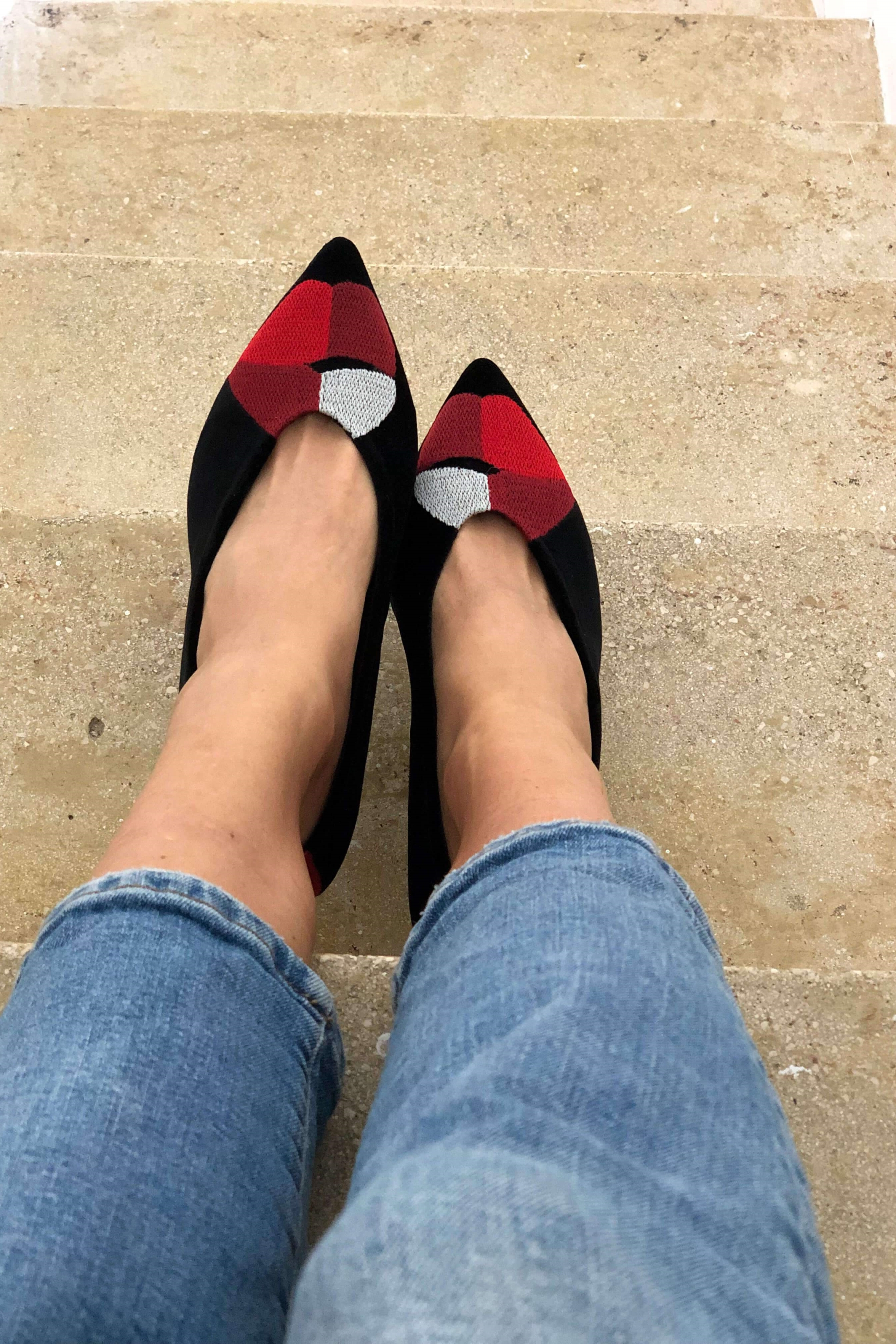 Momoc Damen vegan Ballerinas Kuss