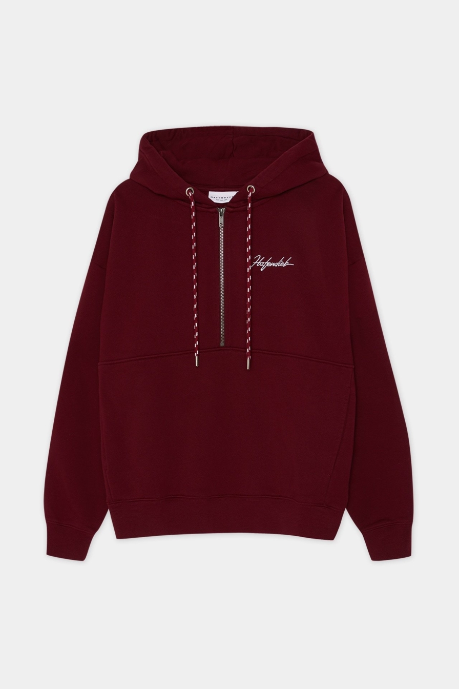HAFENDIEB Damen vegan Tag LÃ¼tt Ziphood Burgund