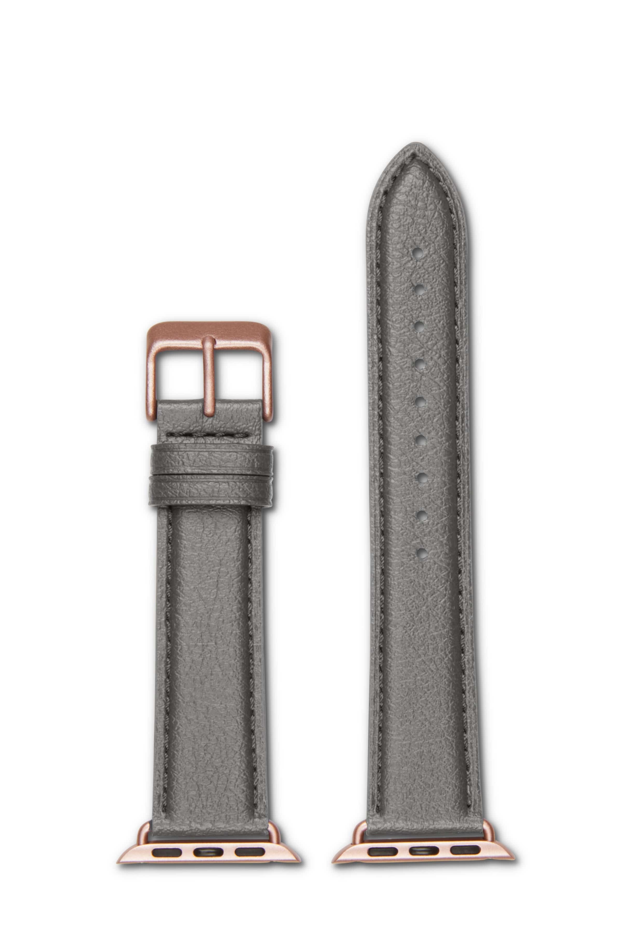 Votch men vegan Watch Strap Apple Watch Dark Grey & Rose Gold