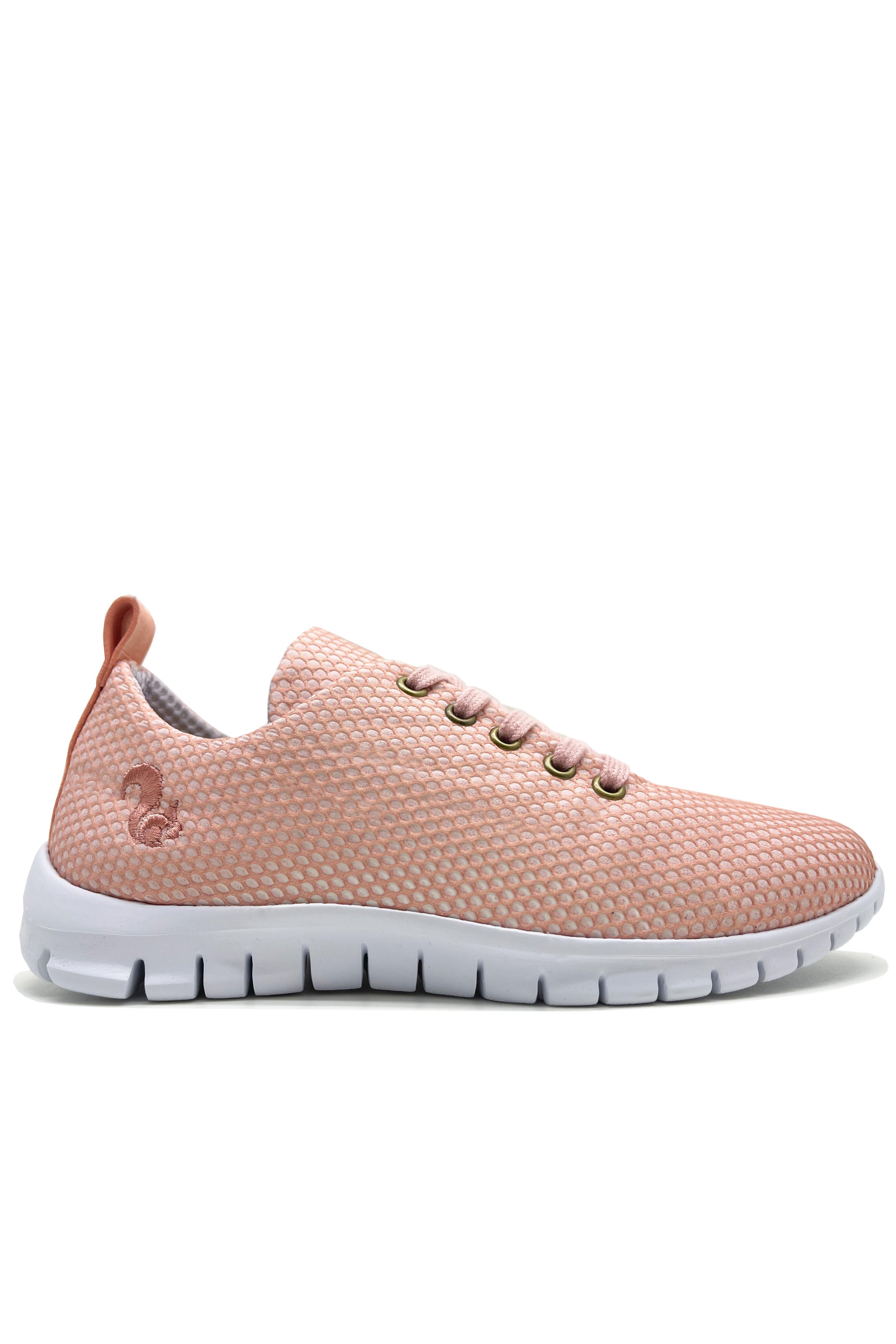 Thies Damen vegan Reflexrunner Sneaker Pfirsich