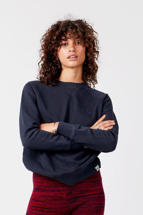 KOMODO Damen vegan Sweatshirt Anton Damen Kohle