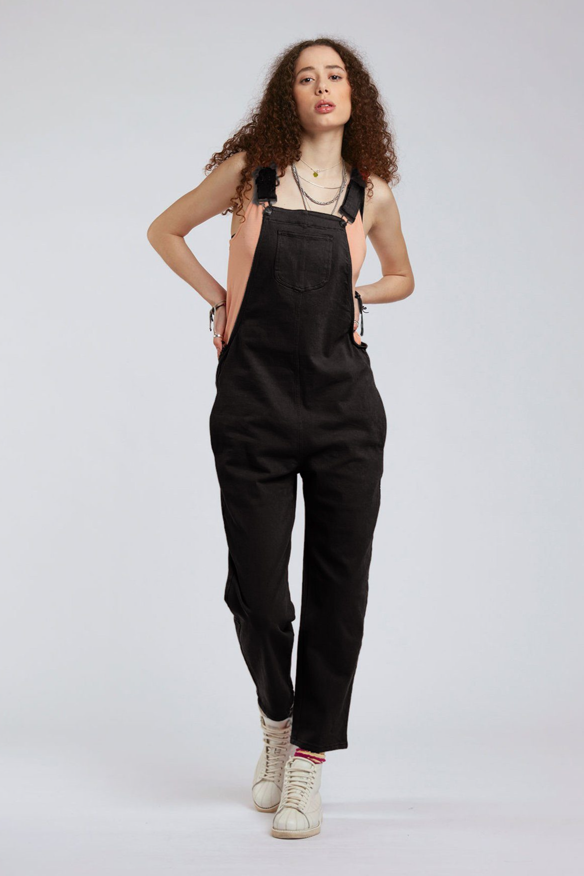 KOMODO Damen vegan Latzhose Joy Schwarz