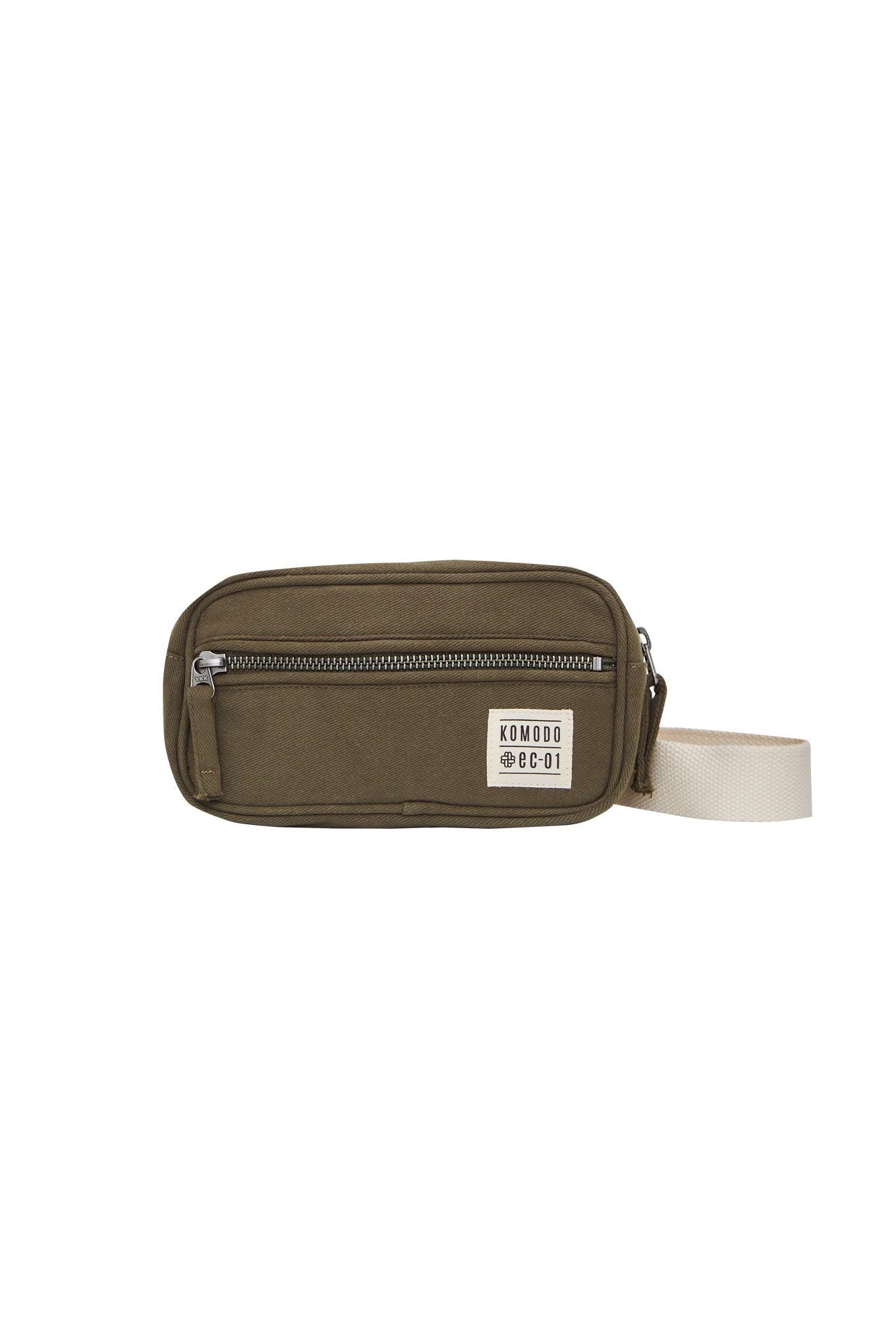 KOMODO womens vegan Bum Bag Blimey Khaki