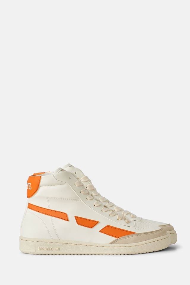 Image of SAYE mannen vegan Sneaker Modelo '89 Hi Oranje