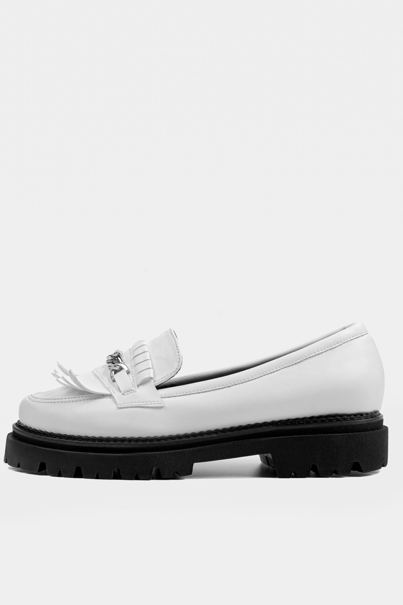 Image of BOHEMA dames vegan Loafers Chunky Wit