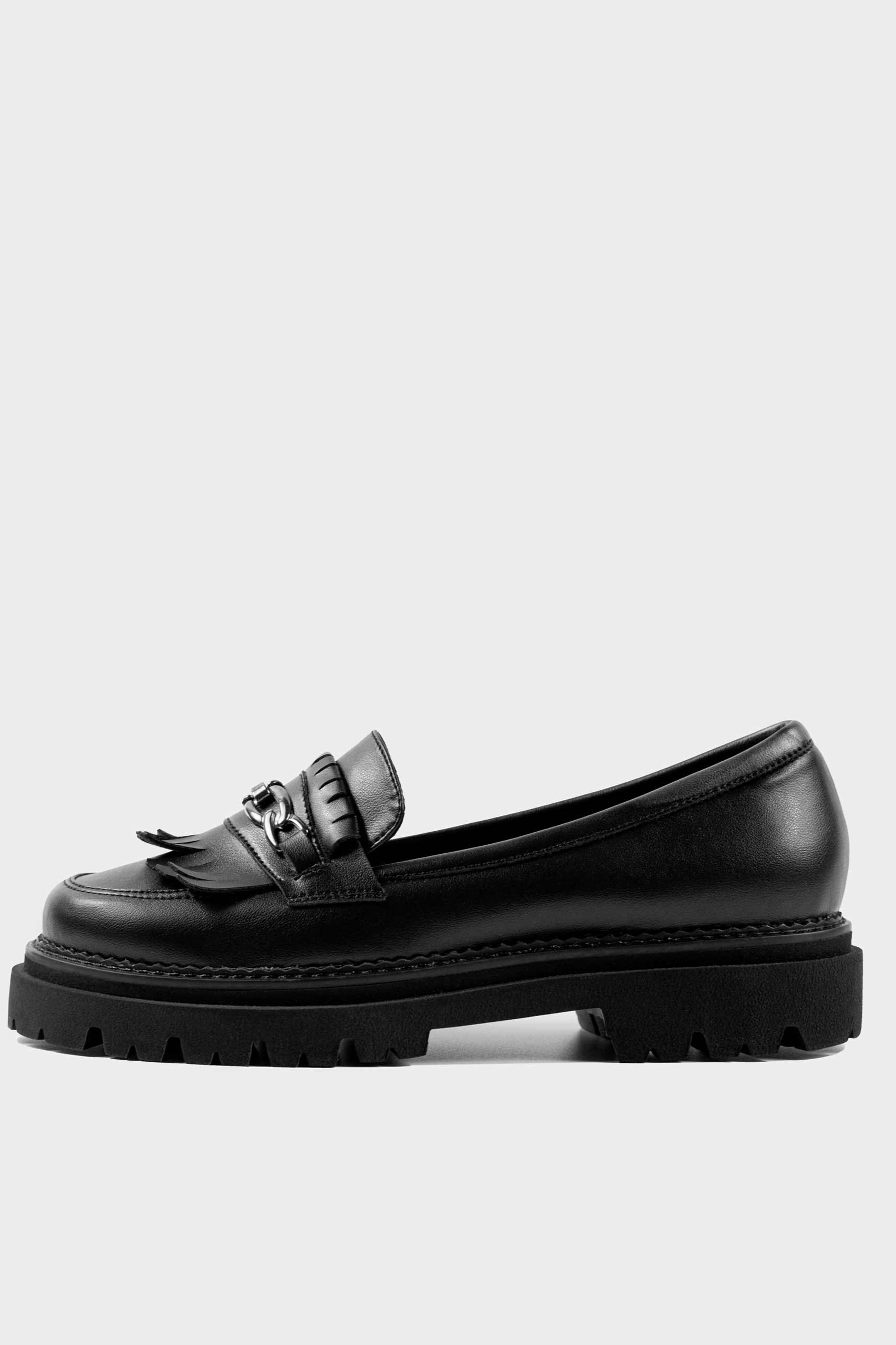 Image of BOHEMA dames vegan Loafers Chunky Zwart
