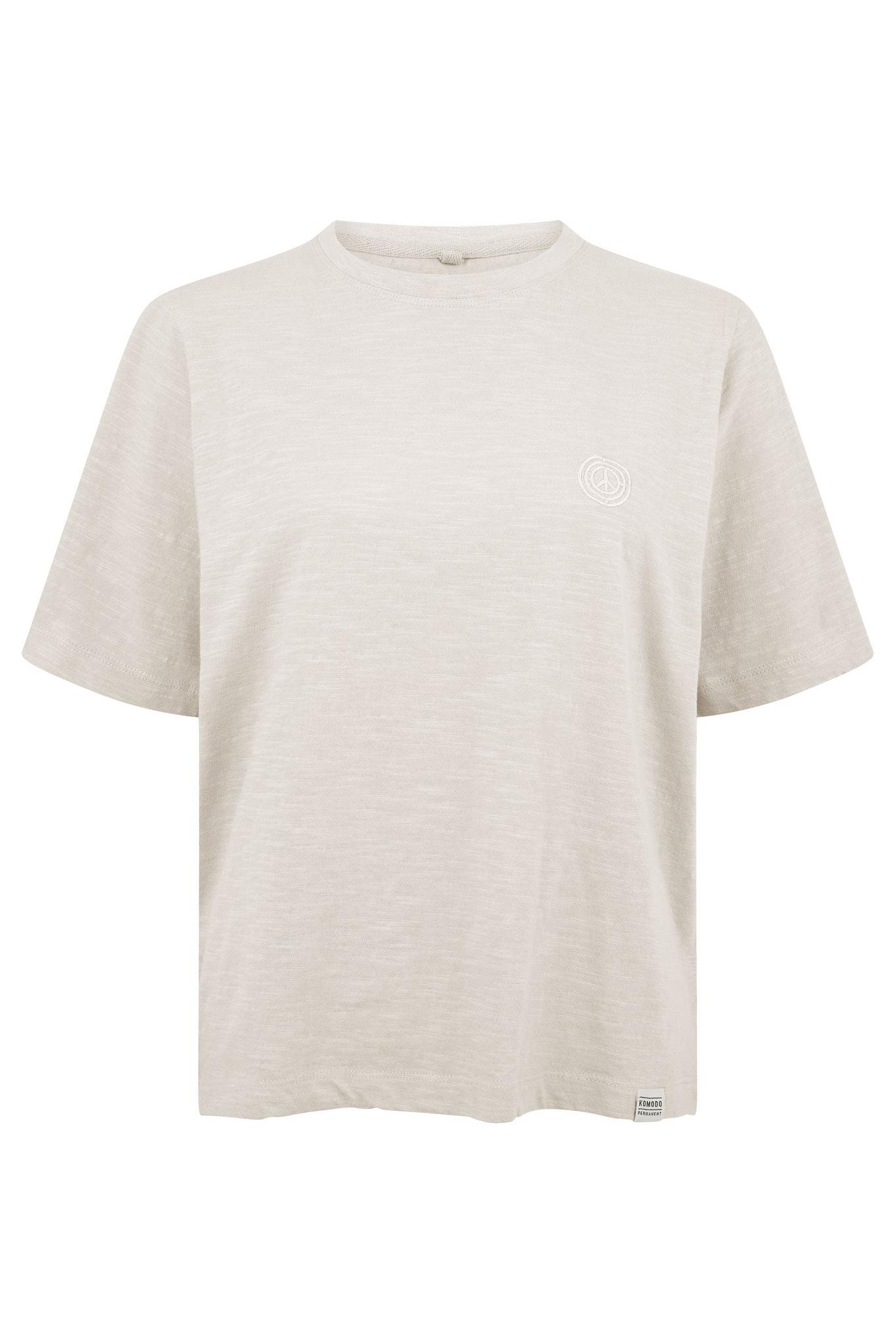 KOMODO womens vegan Inga T-Shirt Off White