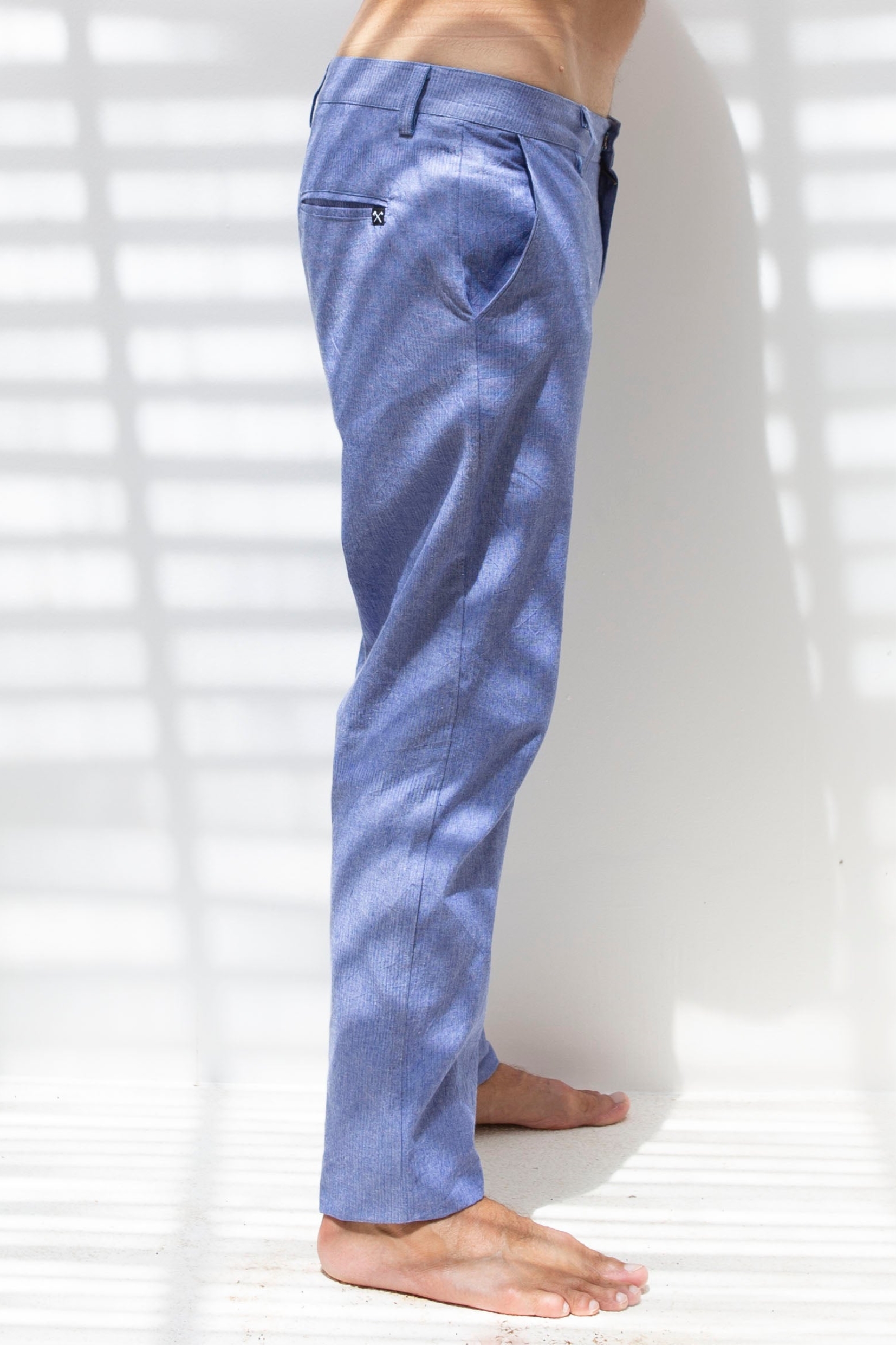 The Driftwood Tales Herren vegan Chino Hellblau