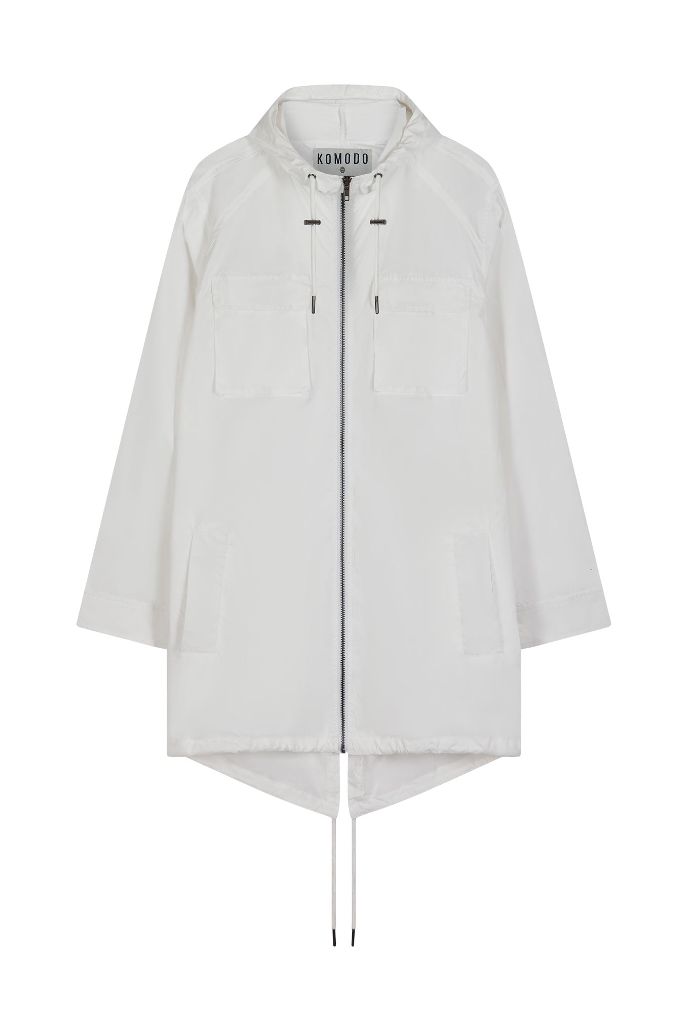 Image of KOMODO dames vegan River Regenjas Gebroken Wit