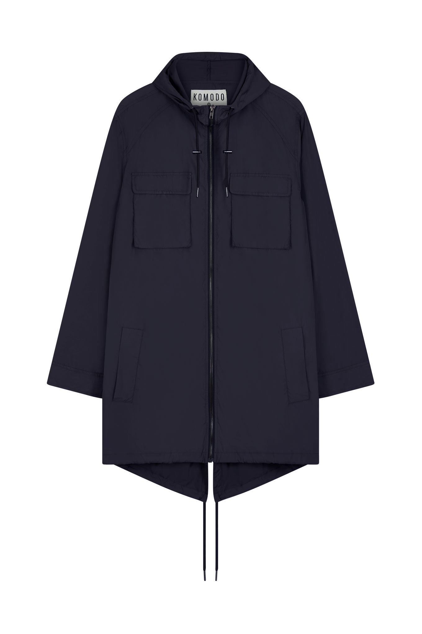 KOMODO womens vegan River Raincoat Navy