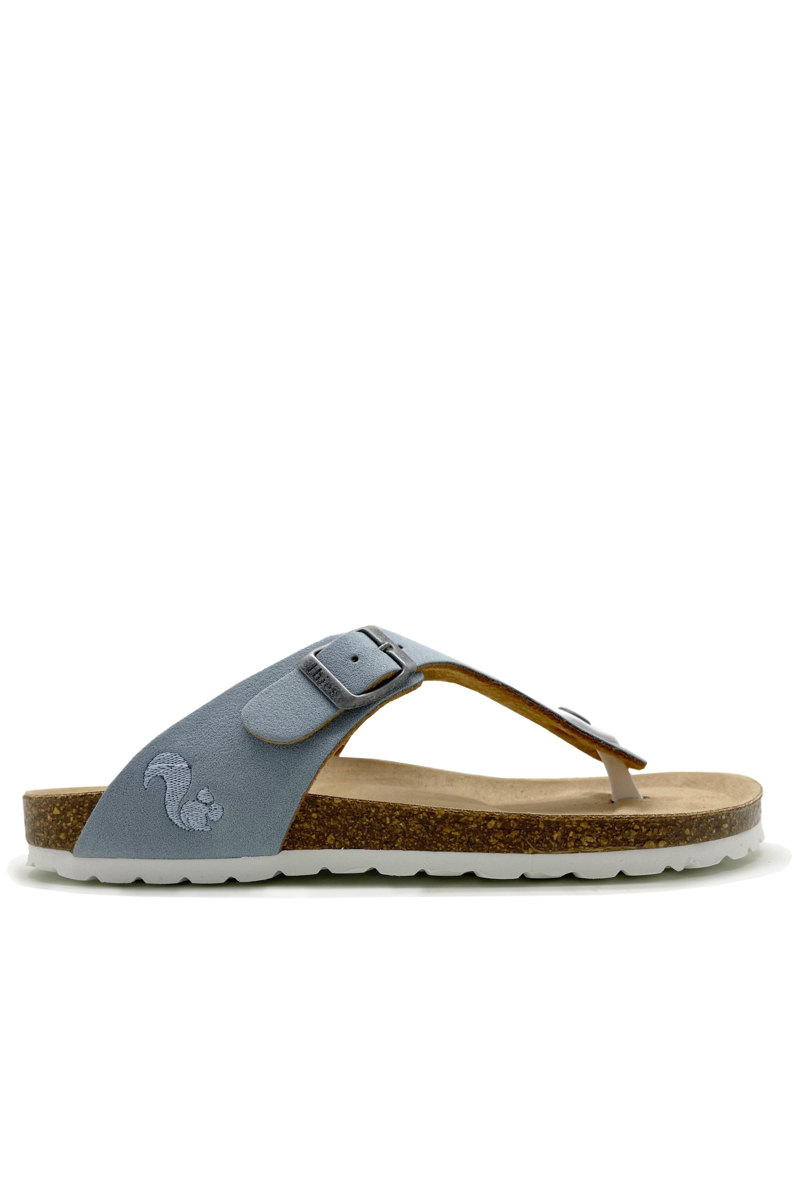 thies womens vegan Sandals Sky Grey