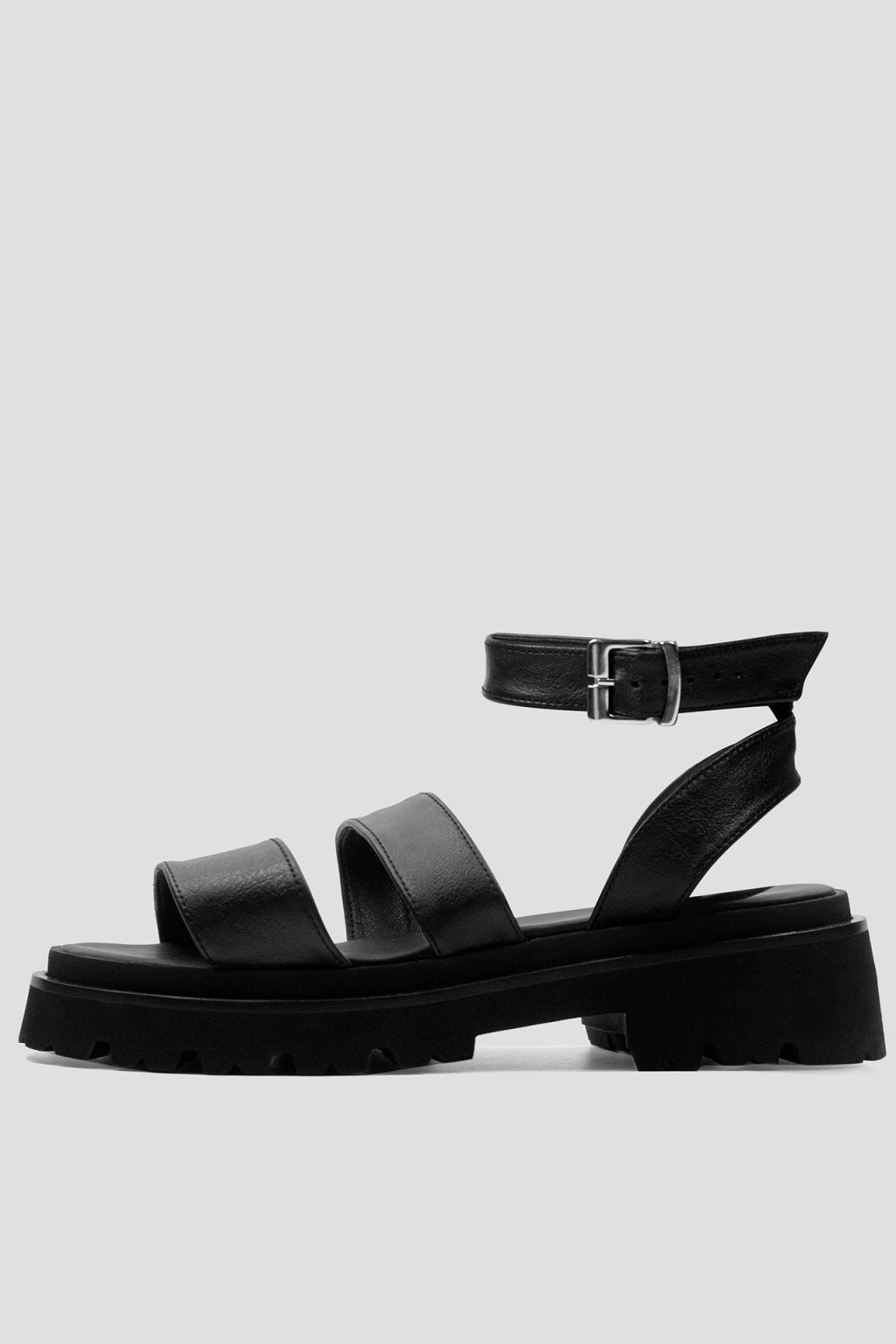 BOHEMA Damen vegan Sandalen Riemchen Schwarz