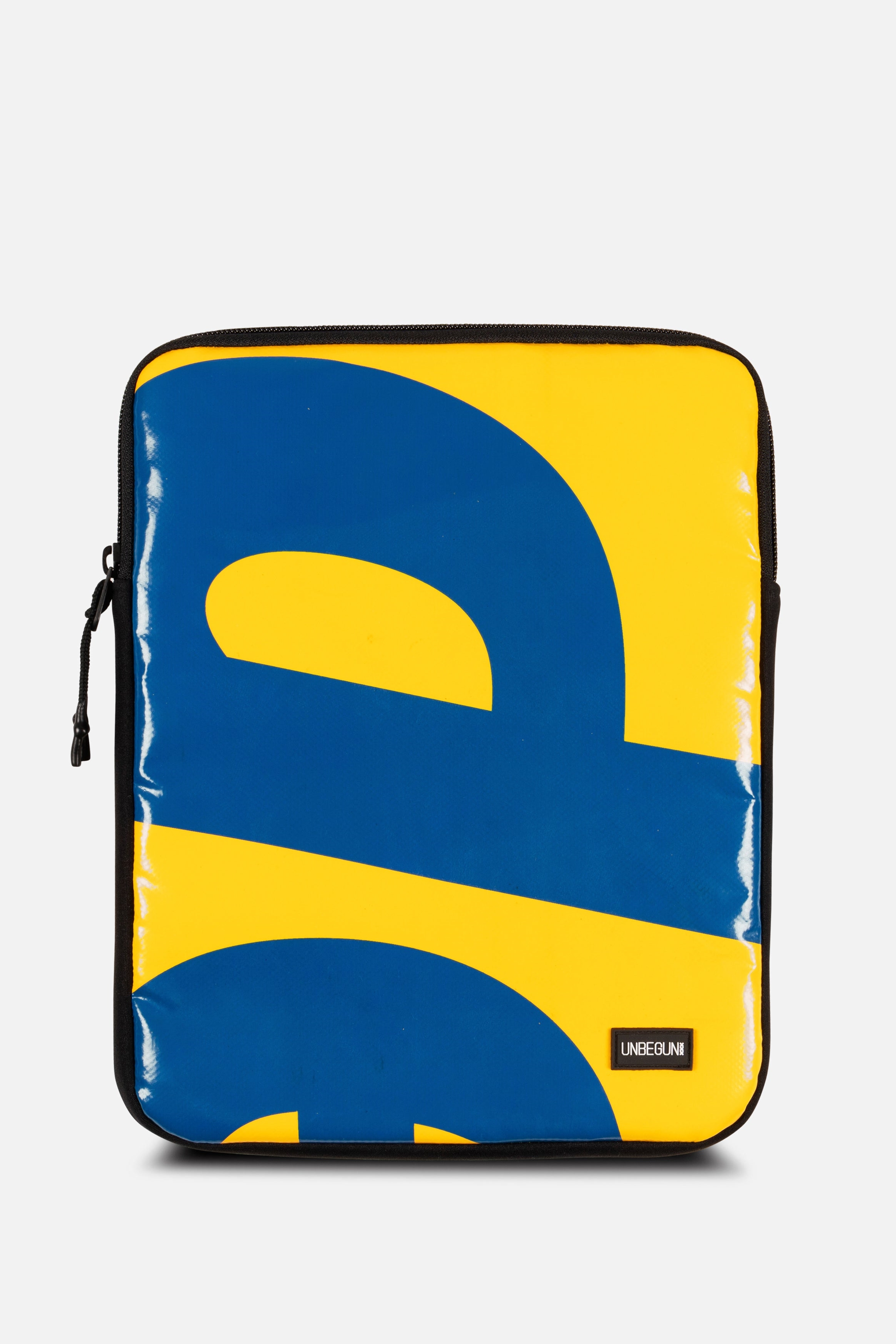 UNBEGUN Herren vegan Ipad Hülle Gelb Blau