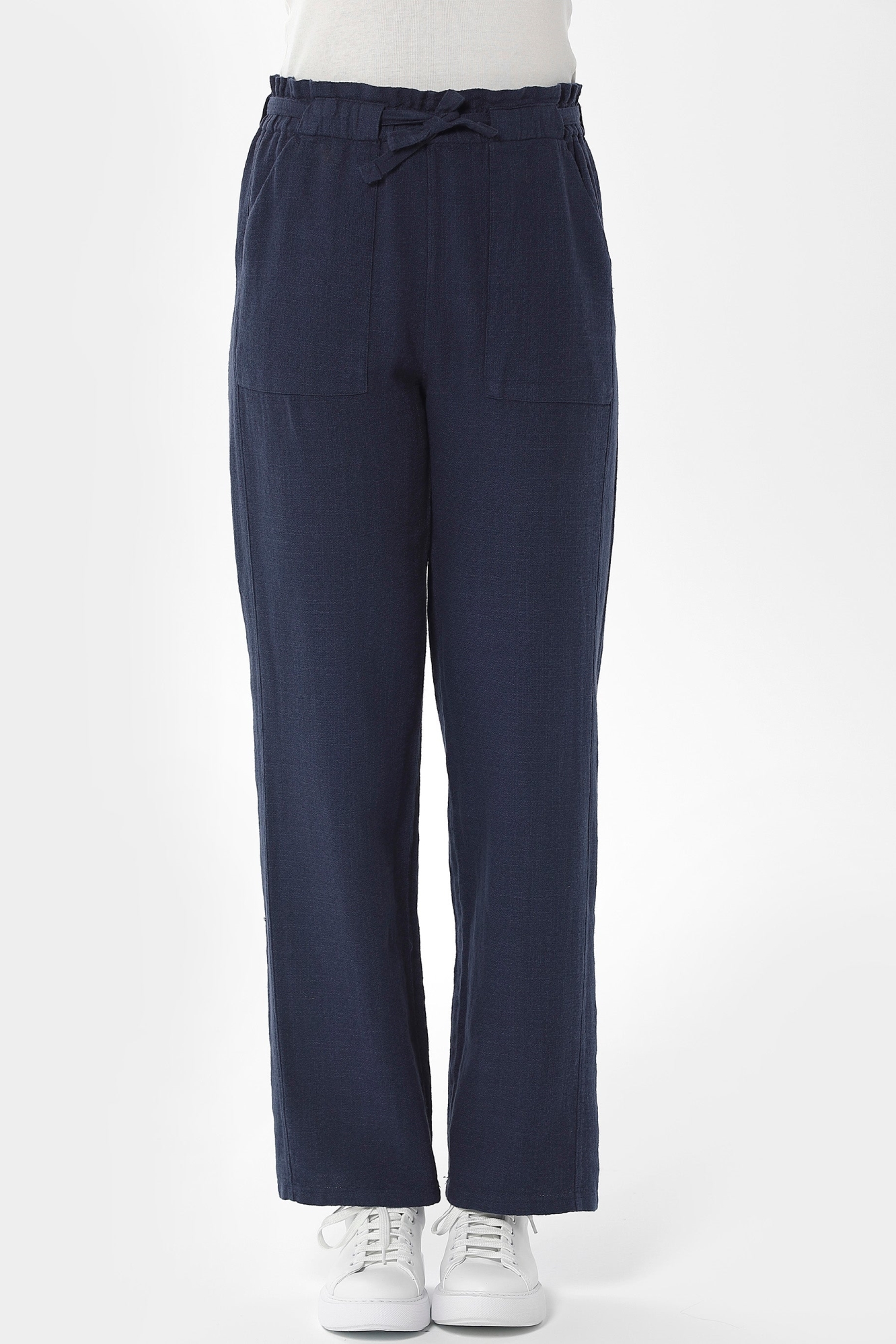ORGANICATION Damen vegan Hose Navy