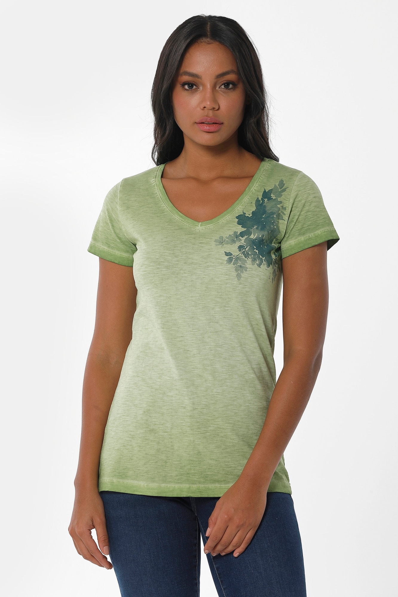 ORGANICATION womens vegan T-Shirt Print Green