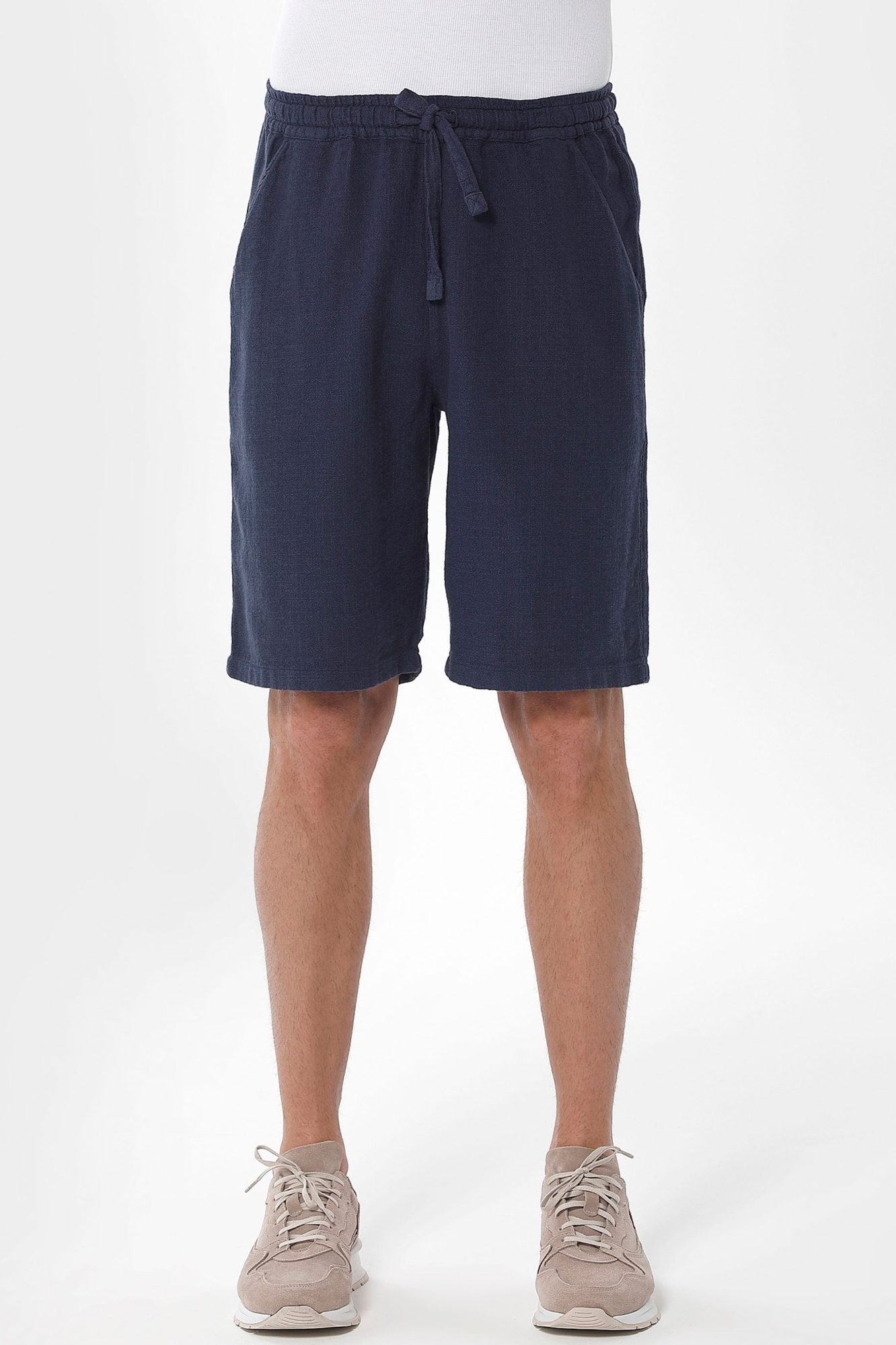 ORGANICATION Herren vegan Kurze Hosen Navy