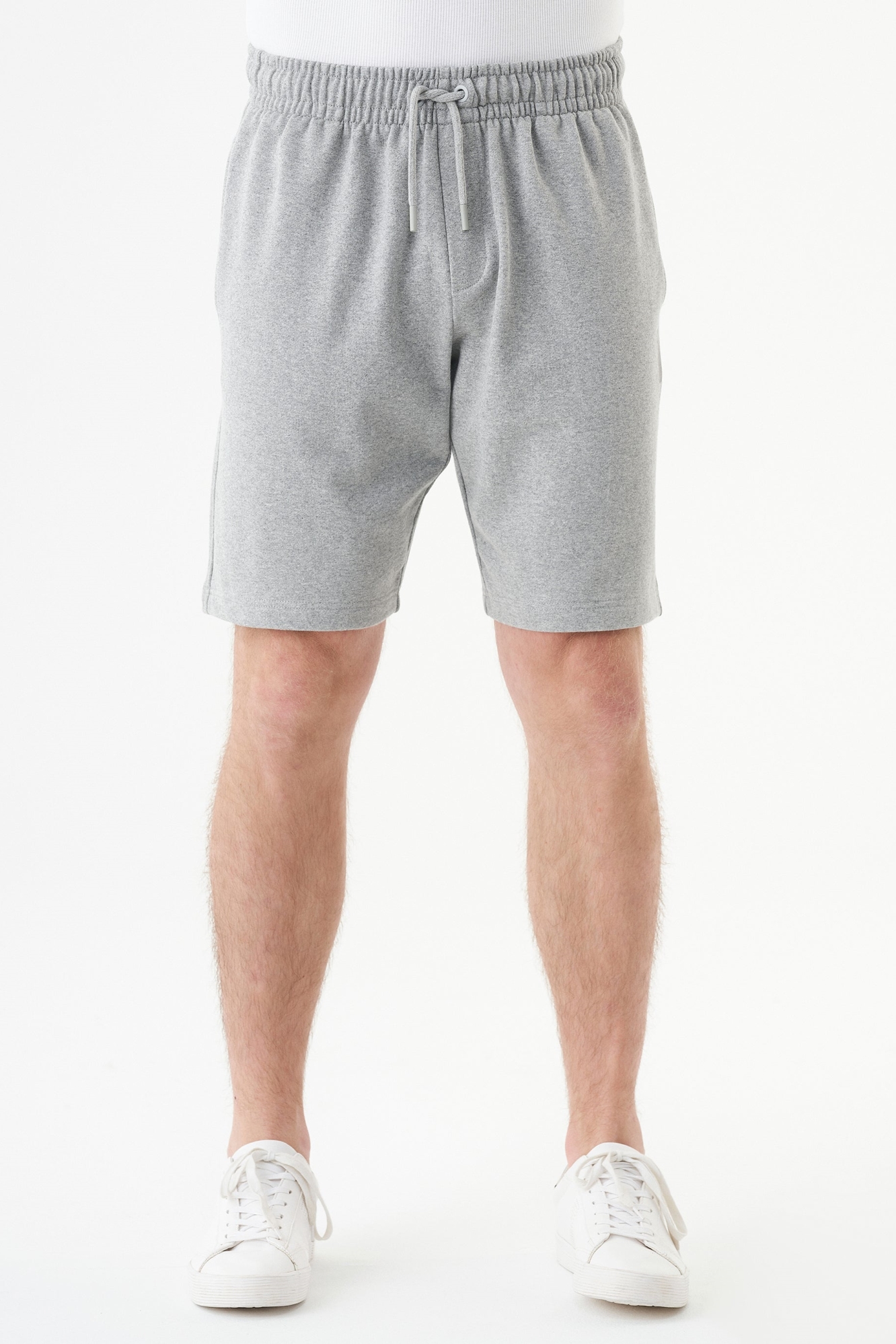 ORGANICATION men vegan Shorts Shadi Light Grey