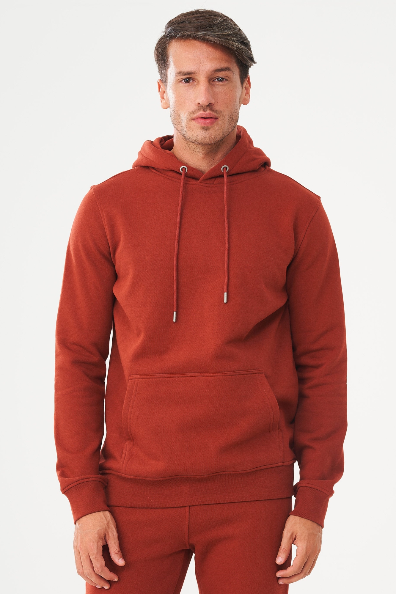 ORGANICATION Herren vegan Hoodie Aus Bio-Baumwolle Ingwer