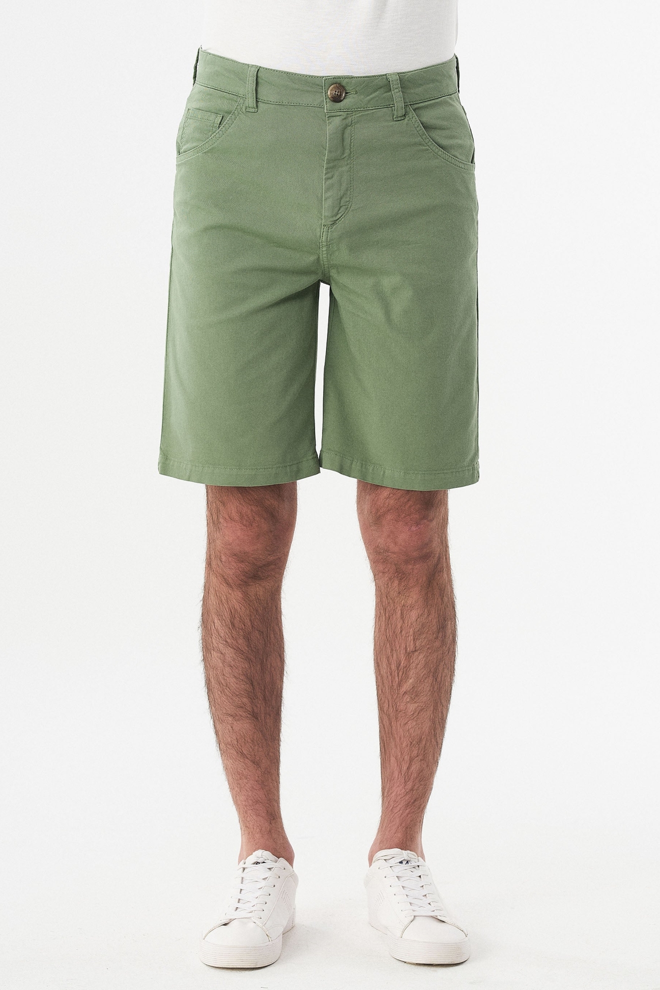 ORGANICATION Herren vegan Five-Pocket-Shorts GrÃ¼n