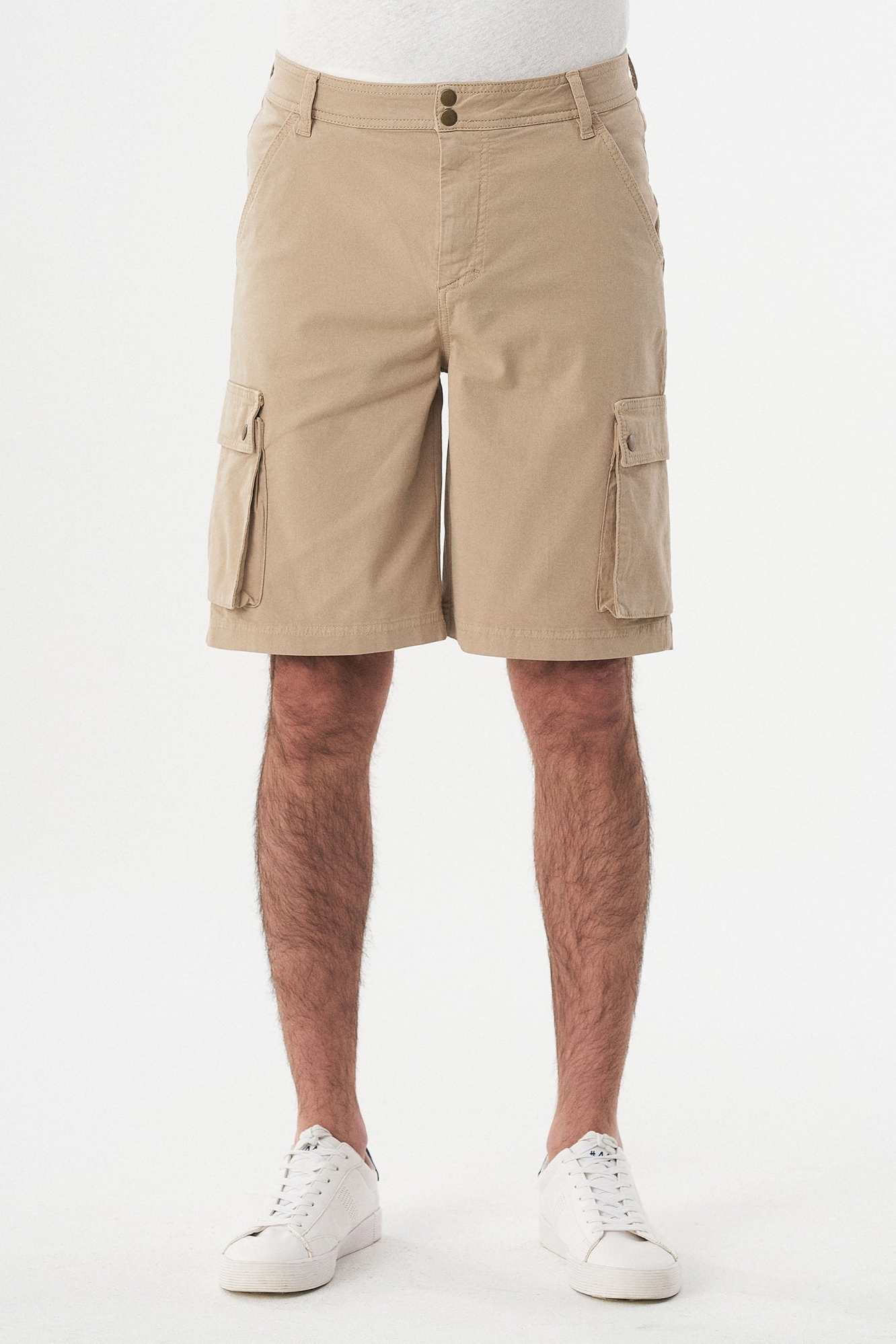 ORGANICATION Herren vegan Cargo-Shorts Beige