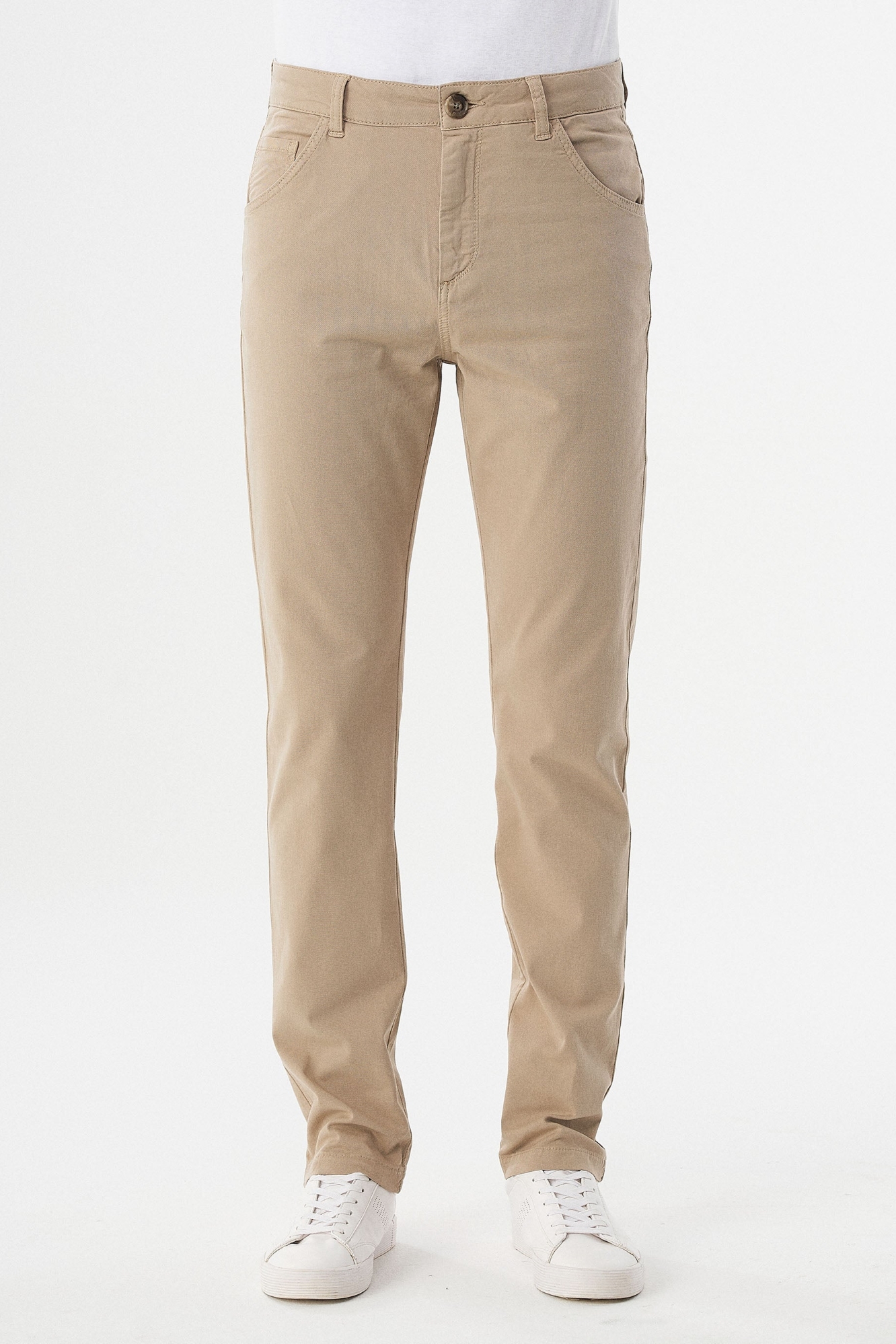 ORGANICATION Herren vegan Five-Pocket-Hose Beige