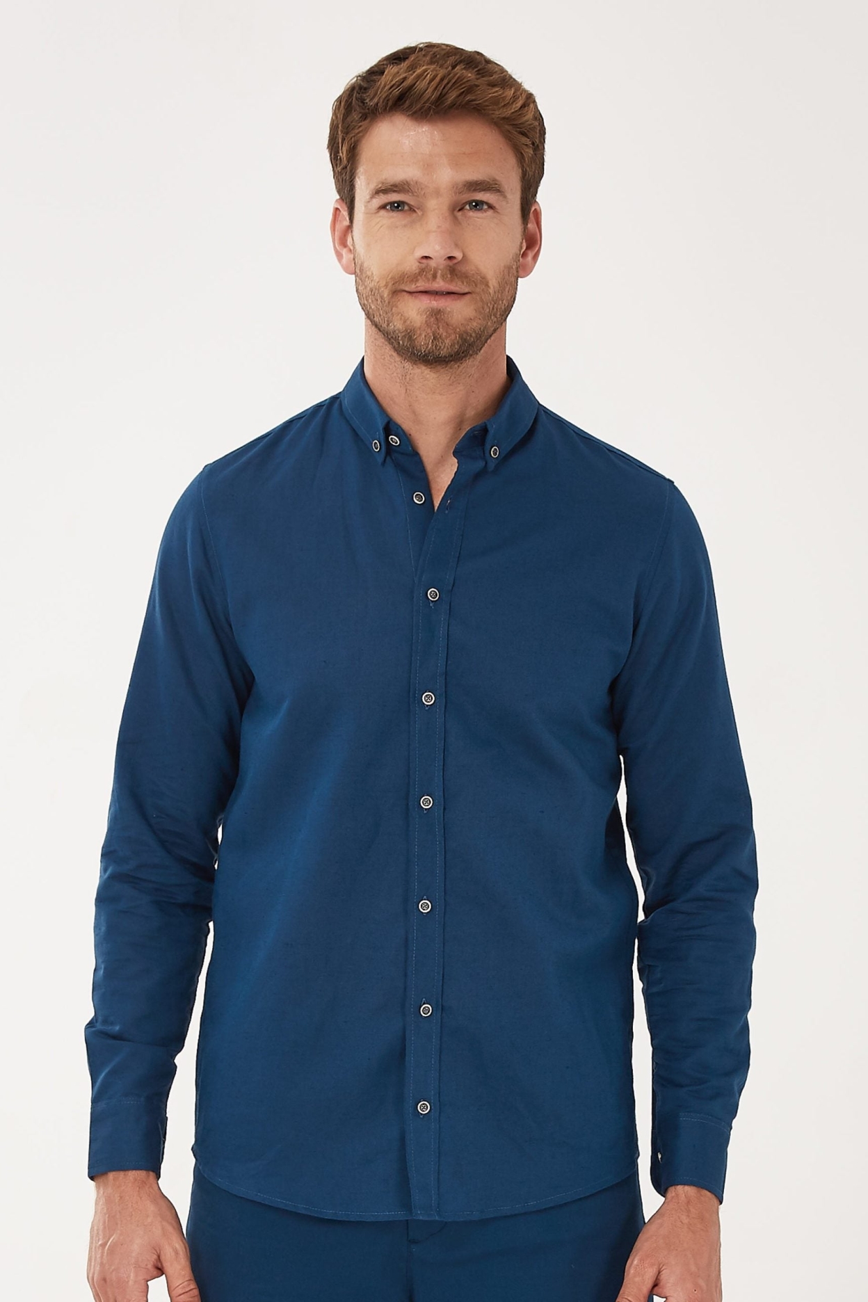 61148 - Herren vegan Hemd Navy