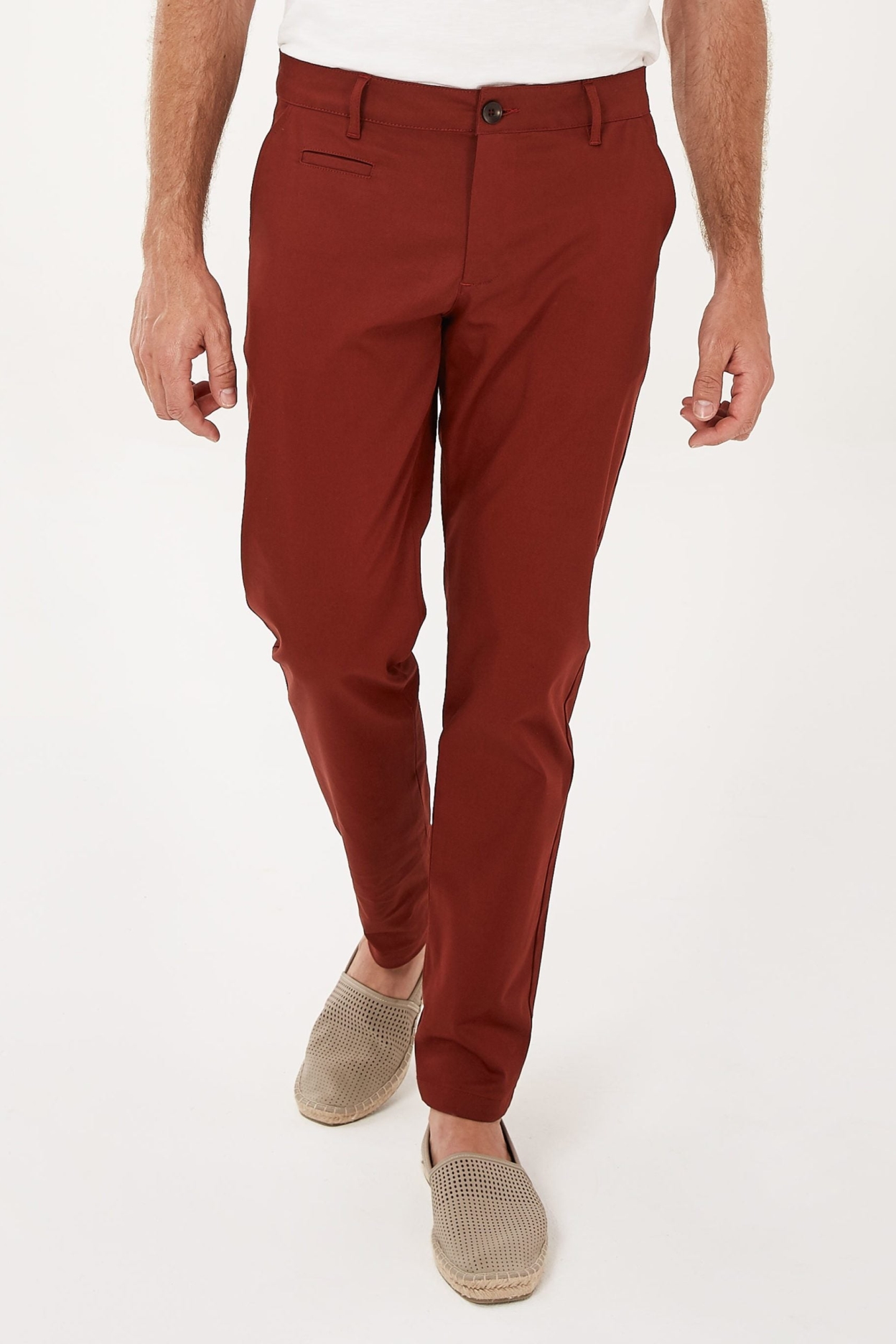 ORGANICATION Herren vegan Chino Hose Bruin